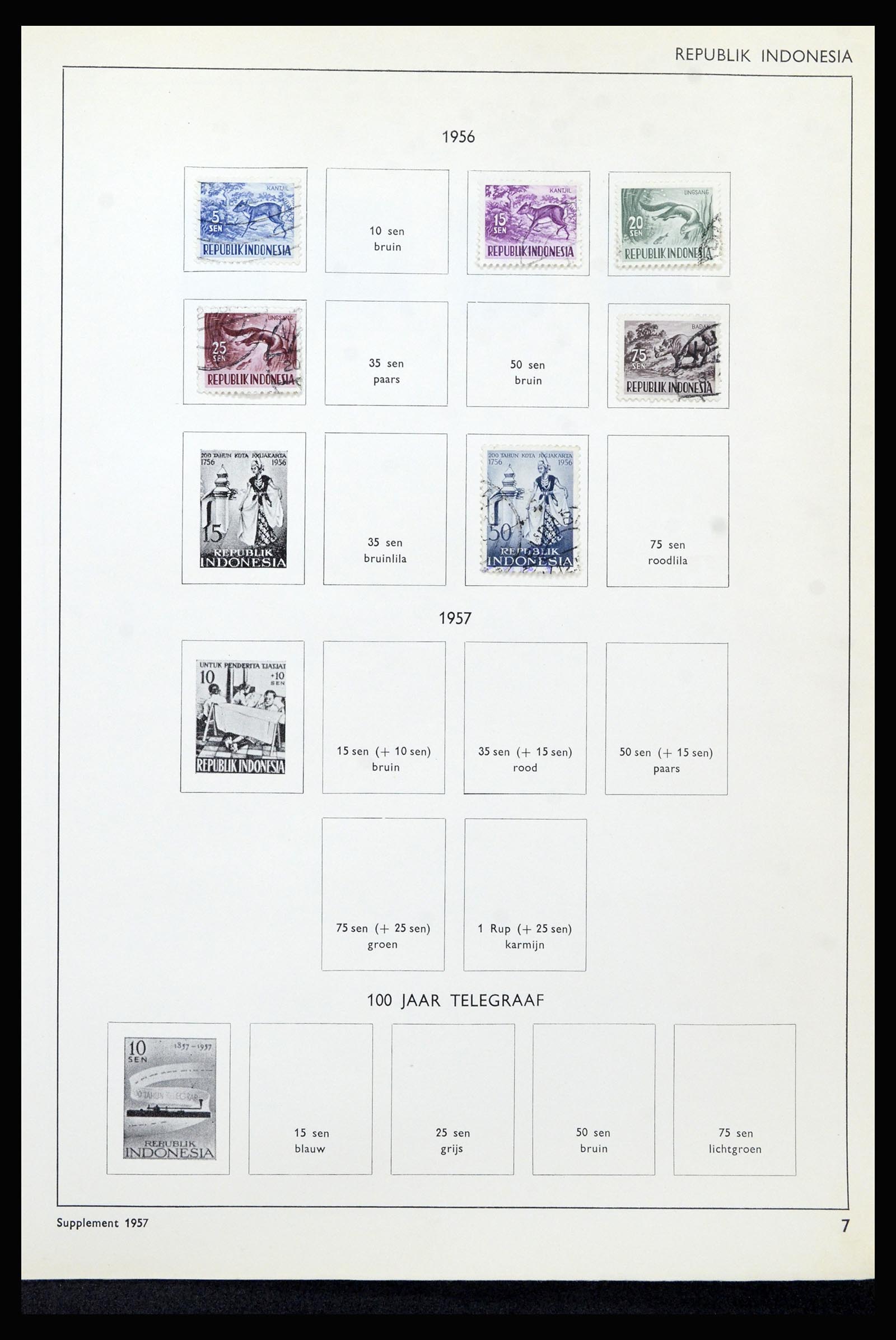 37217 027 - Postzegelverzameling 37217 Overzeese Gebiedsdelen 1864-1975.