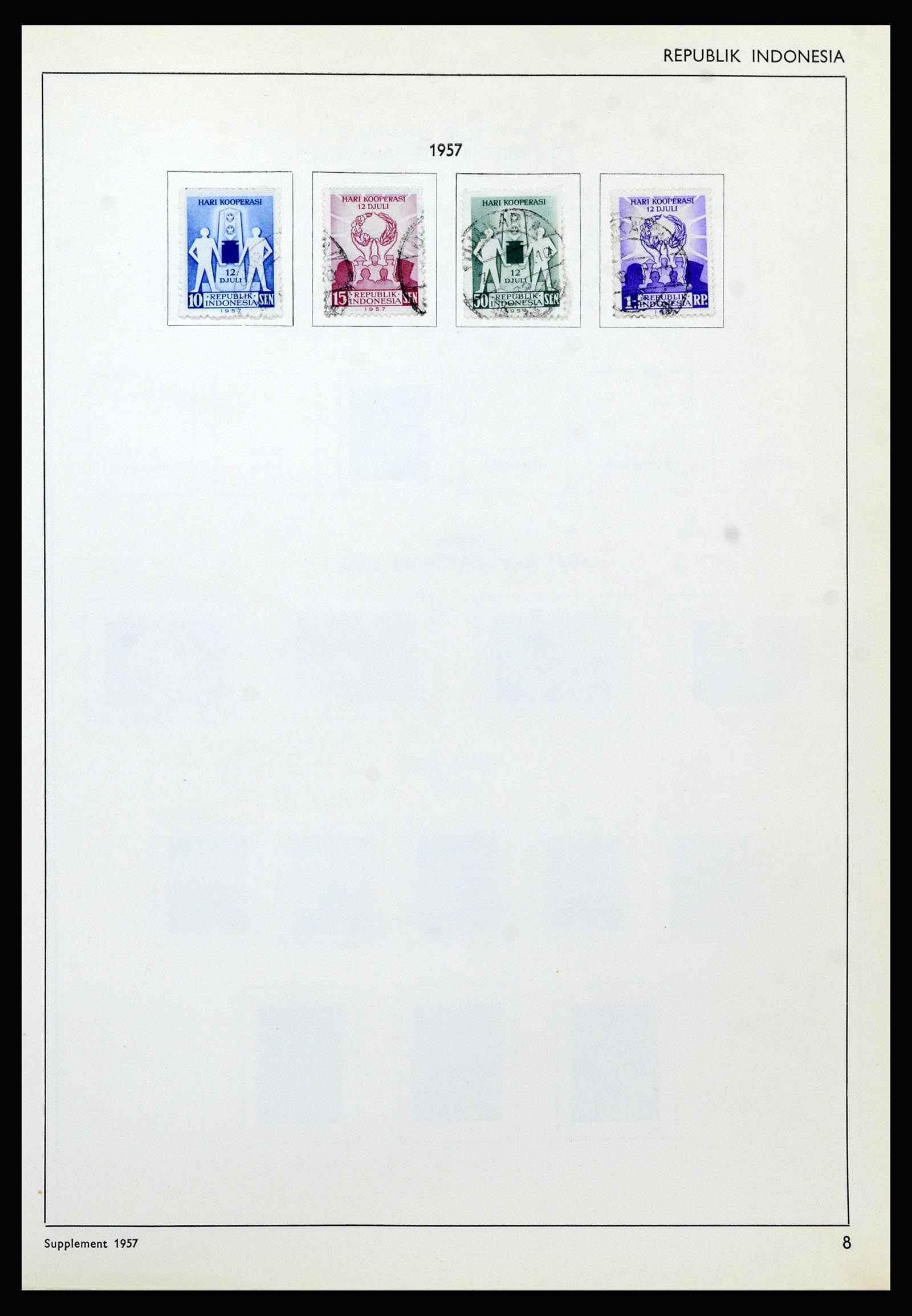 37217 028 - Postzegelverzameling 37217 Overzeese Gebiedsdelen 1864-1975.