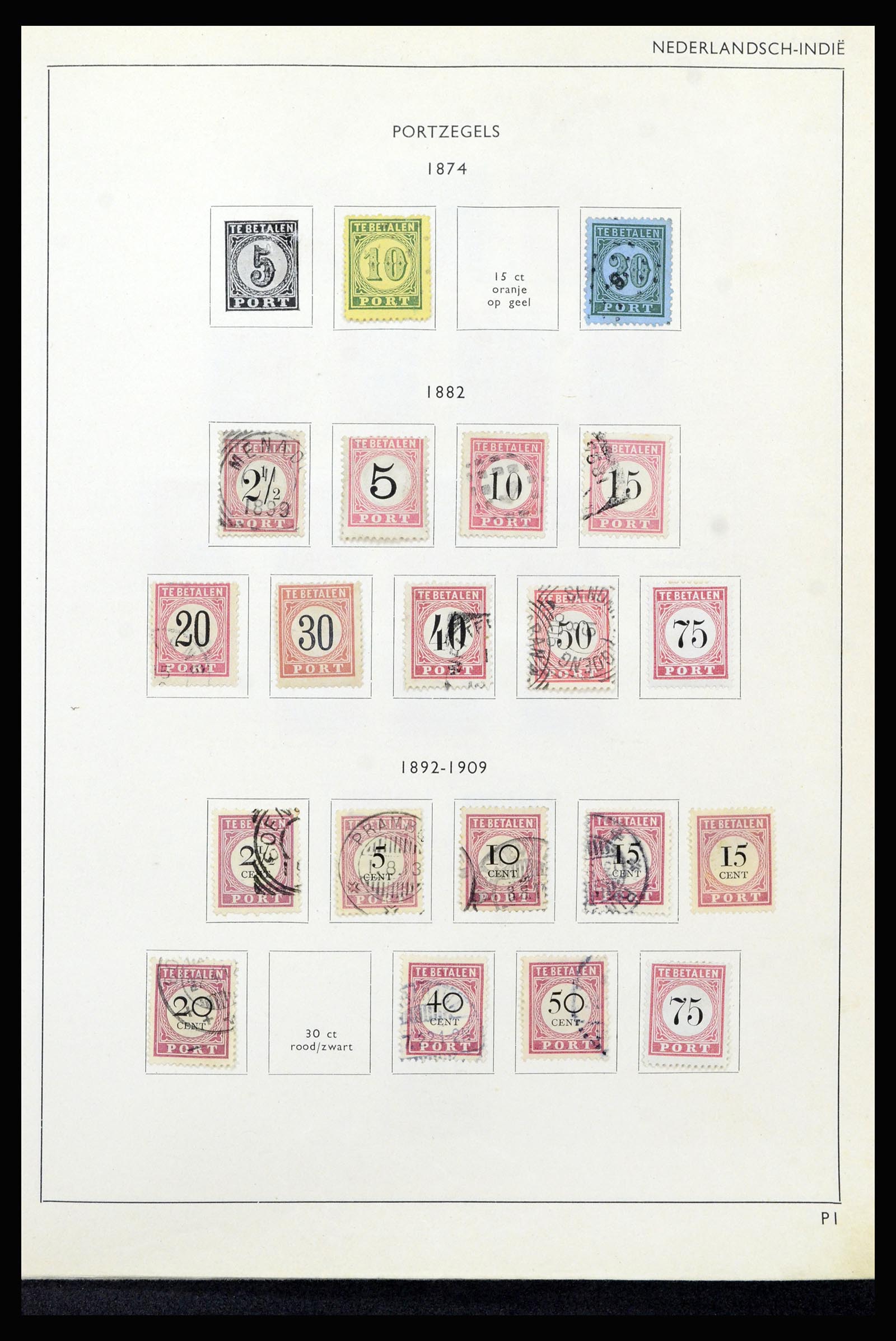 37217 033 - Stamp collection 37217 Dutch territories 1864-1975.