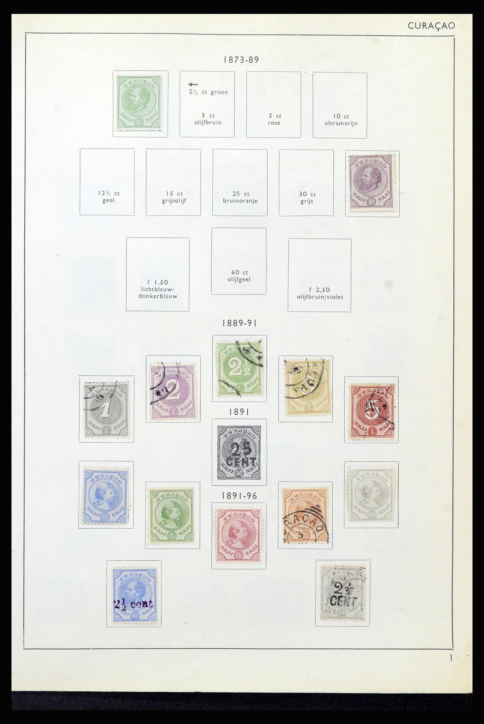 37217 037 - Stamp collection 37217 Dutch territories 1864-1975.