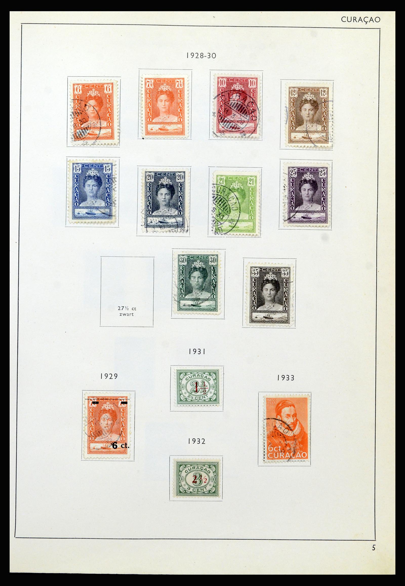 37217 041 - Stamp collection 37217 Dutch territories 1864-1975.