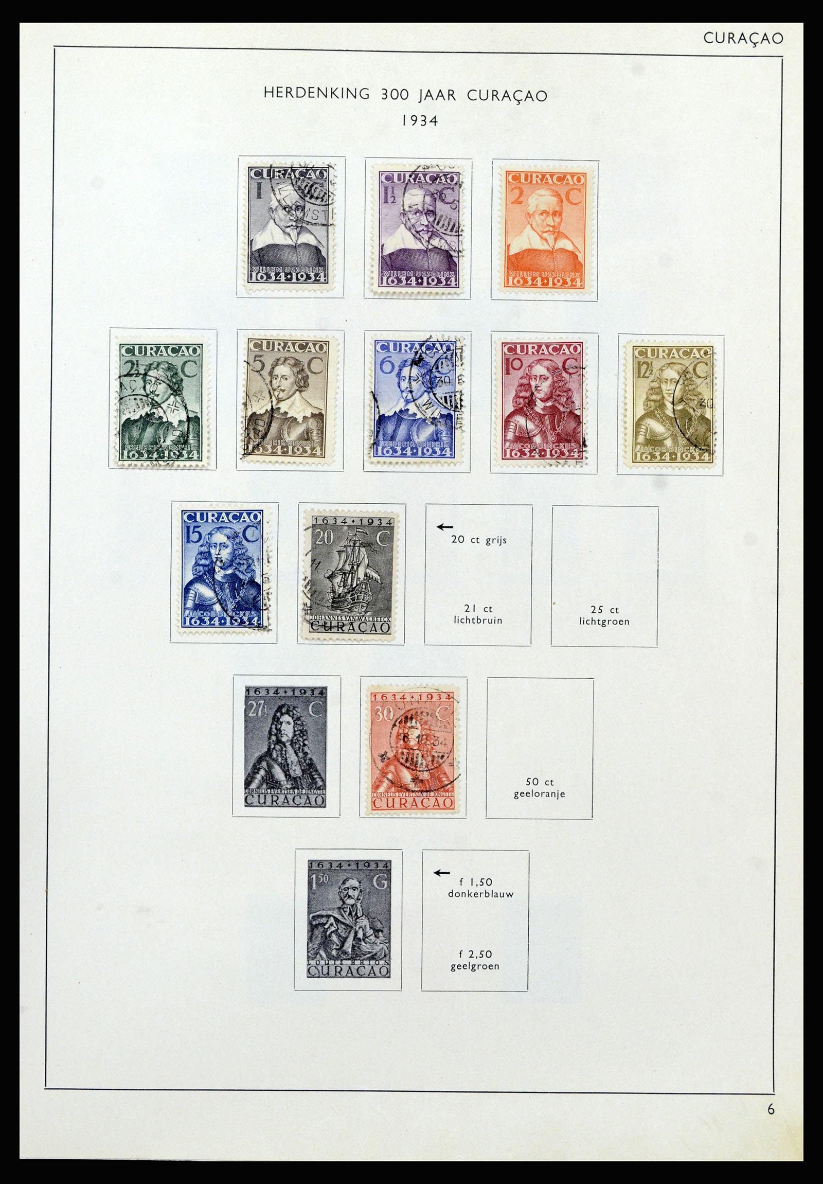 37217 042 - Stamp collection 37217 Dutch territories 1864-1975.