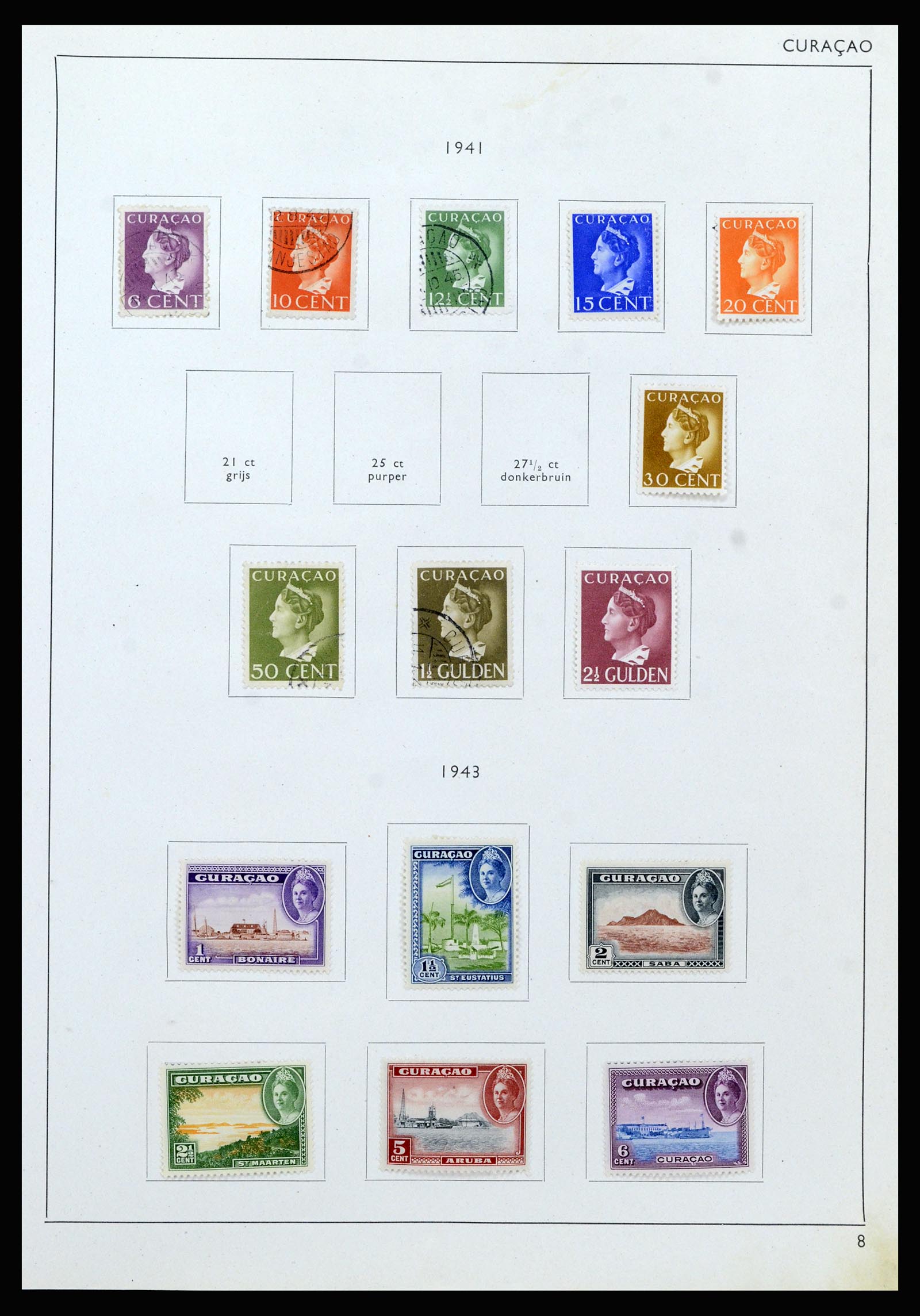 37217 044 - Stamp collection 37217 Dutch territories 1864-1975.