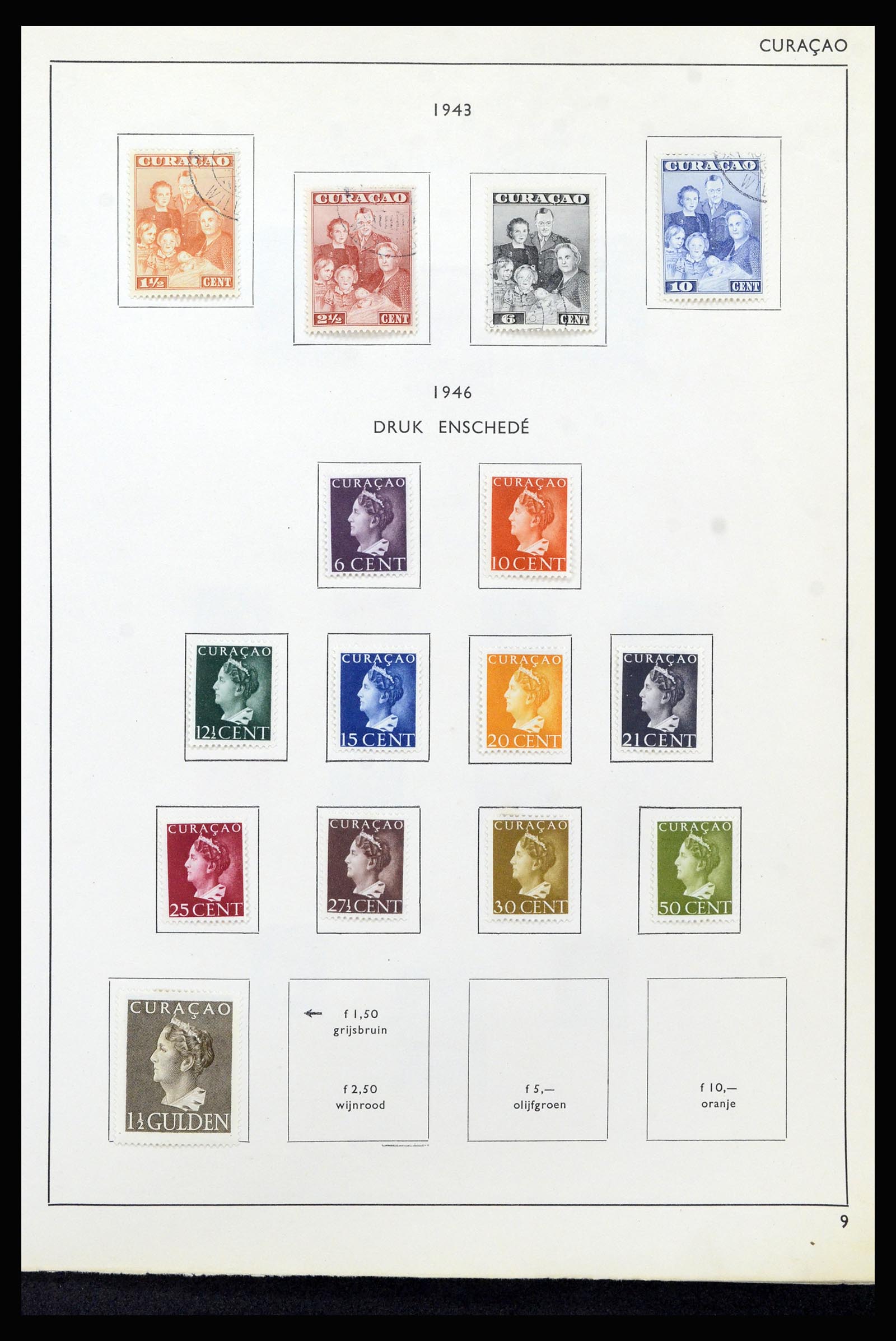 37217 045 - Stamp collection 37217 Dutch territories 1864-1975.