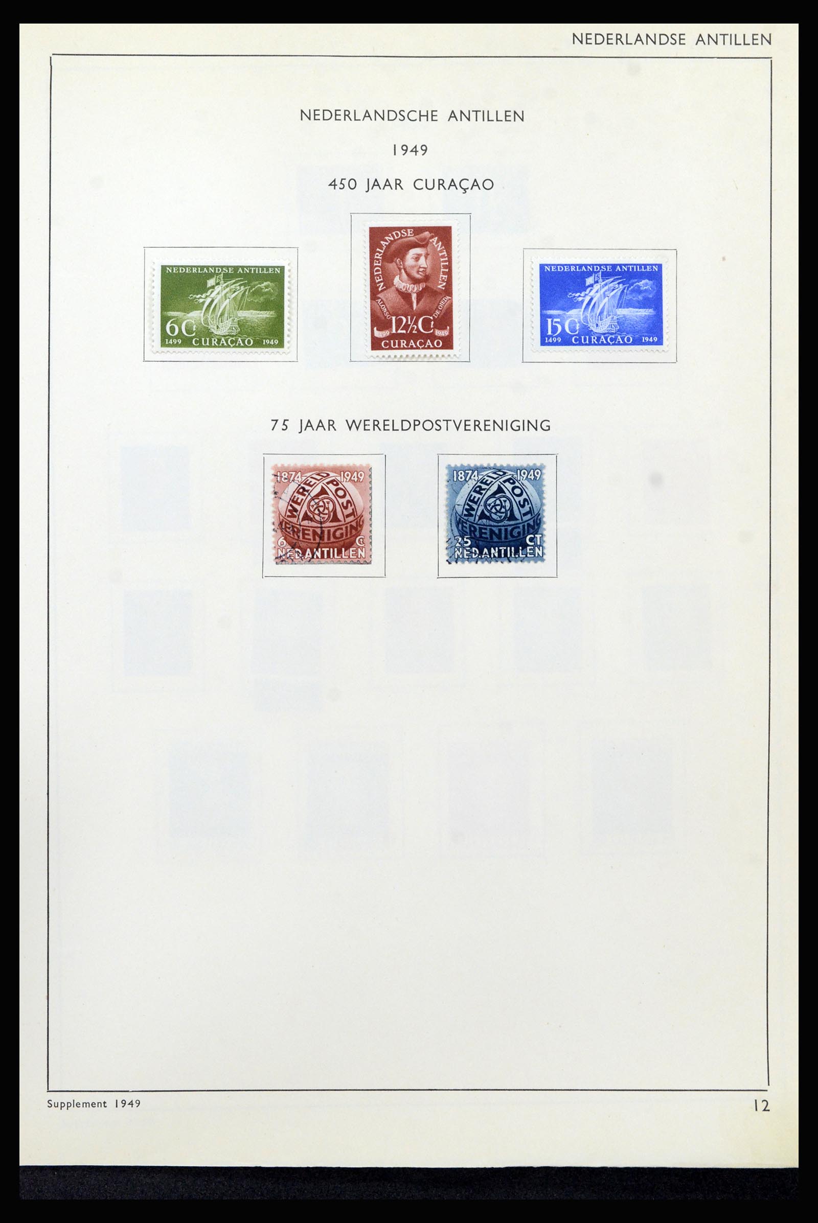 37217 048 - Postzegelverzameling 37217 Overzeese Gebiedsdelen 1864-1975.