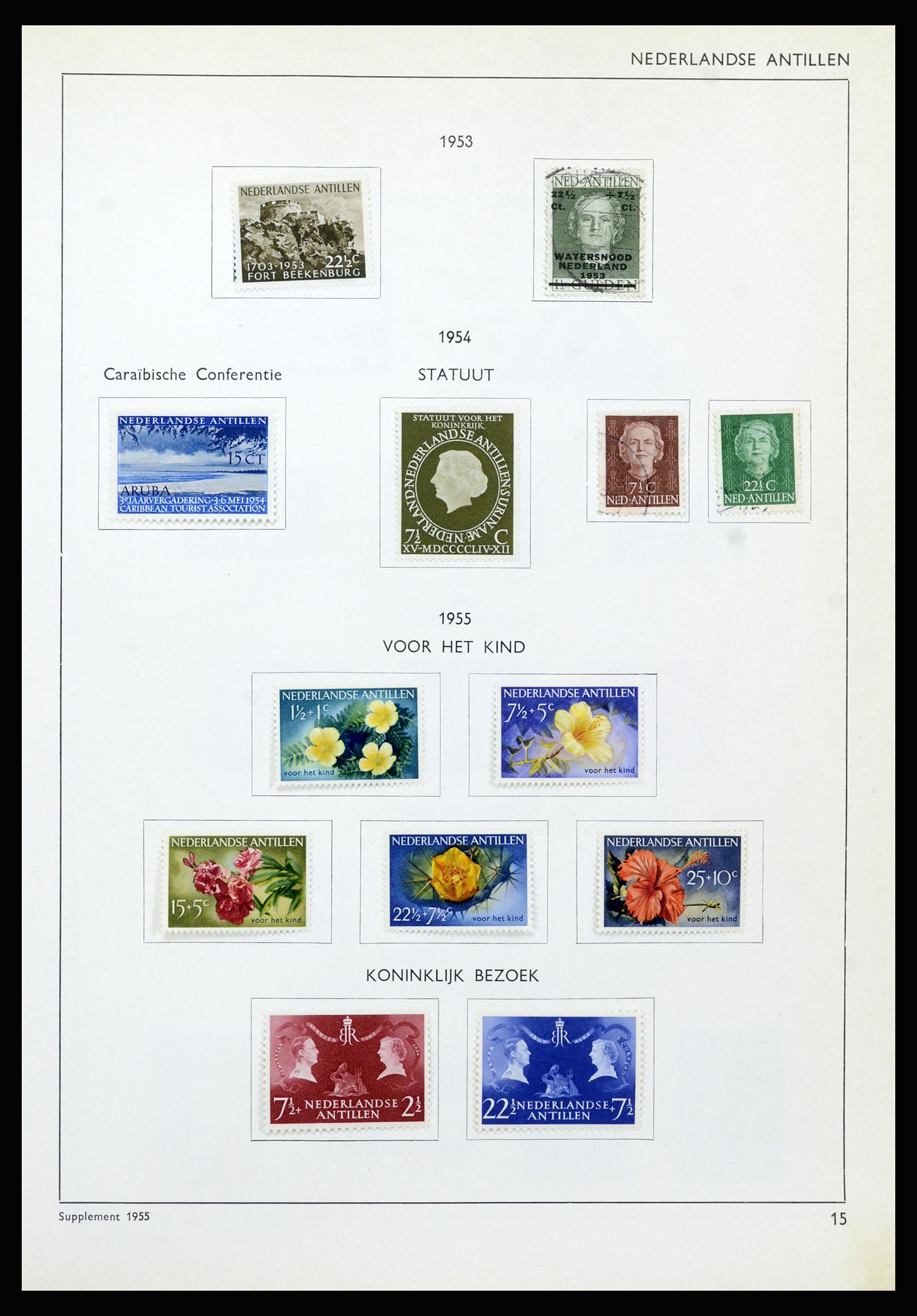 37217 051 - Stamp collection 37217 Dutch territories 1864-1975.