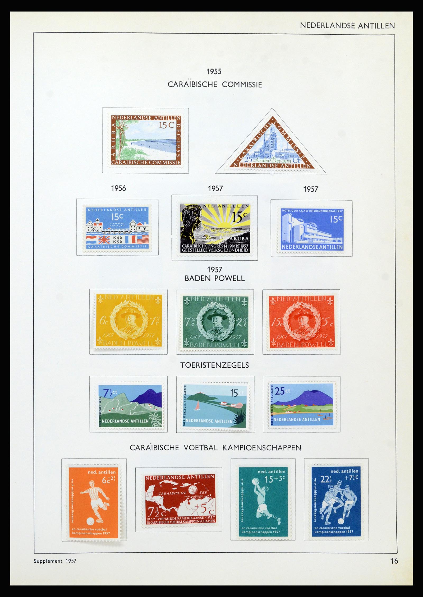 37217 052 - Stamp collection 37217 Dutch territories 1864-1975.