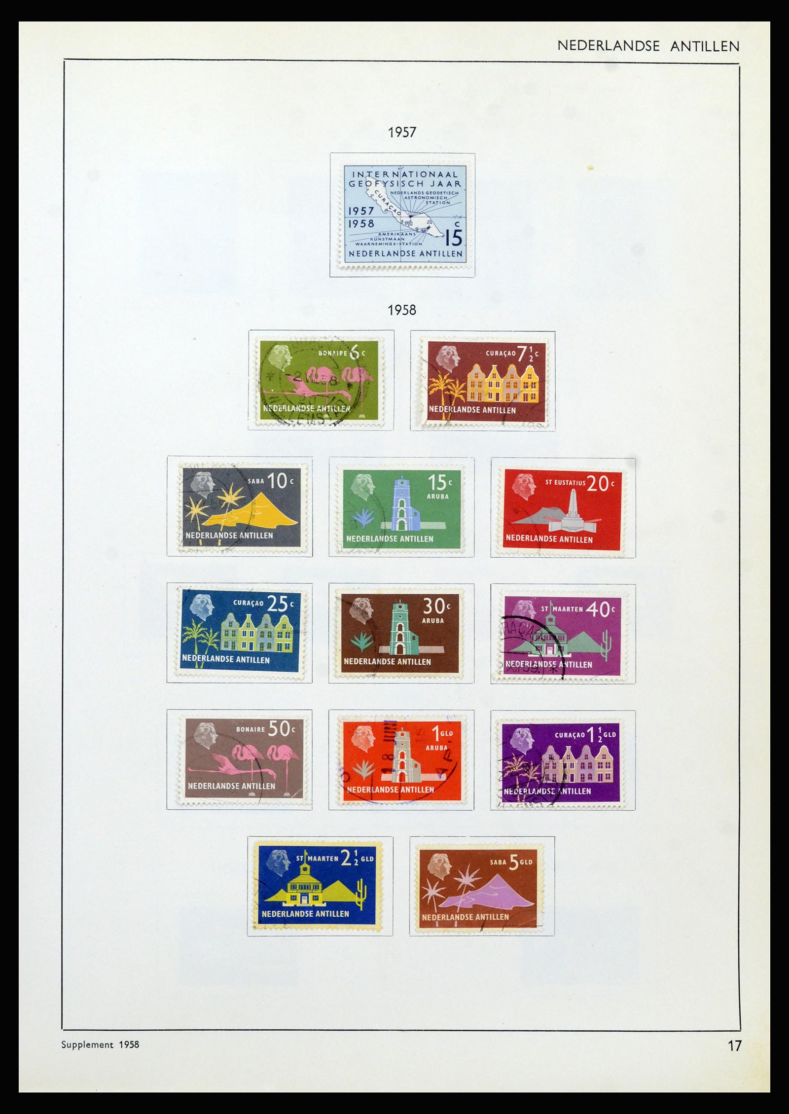 37217 053 - Stamp collection 37217 Dutch territories 1864-1975.