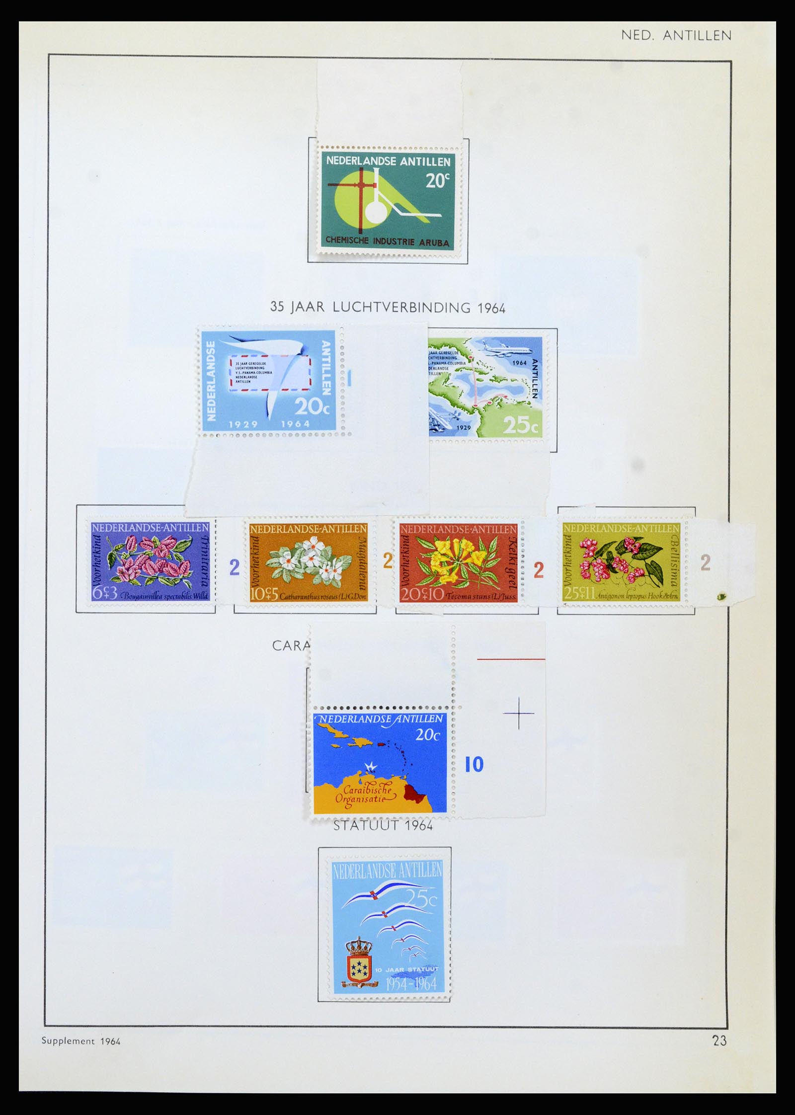 37217 058 - Postzegelverzameling 37217 Overzeese Gebiedsdelen 1864-1975.