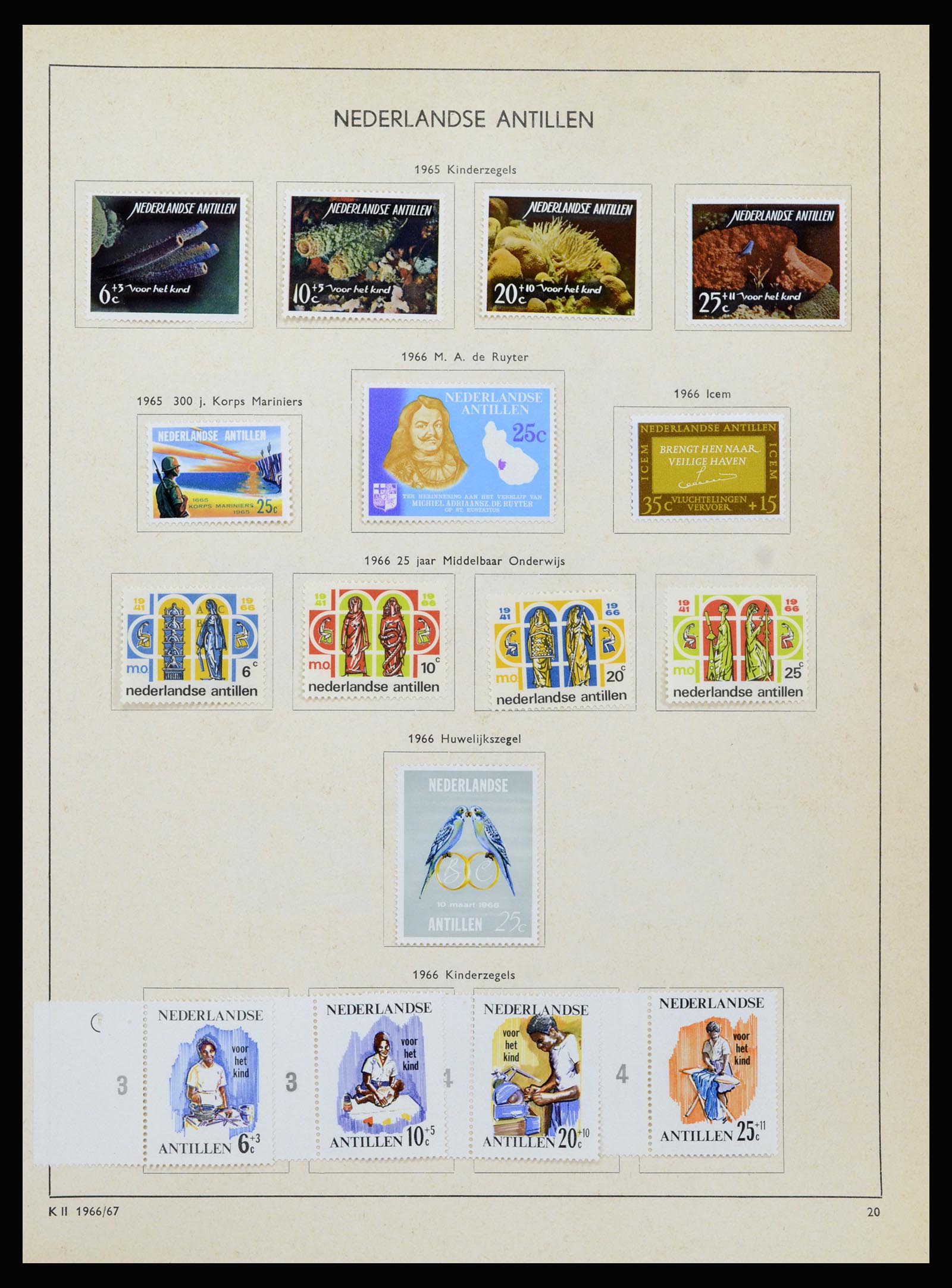 37217 060 - Stamp collection 37217 Dutch territories 1864-1975.