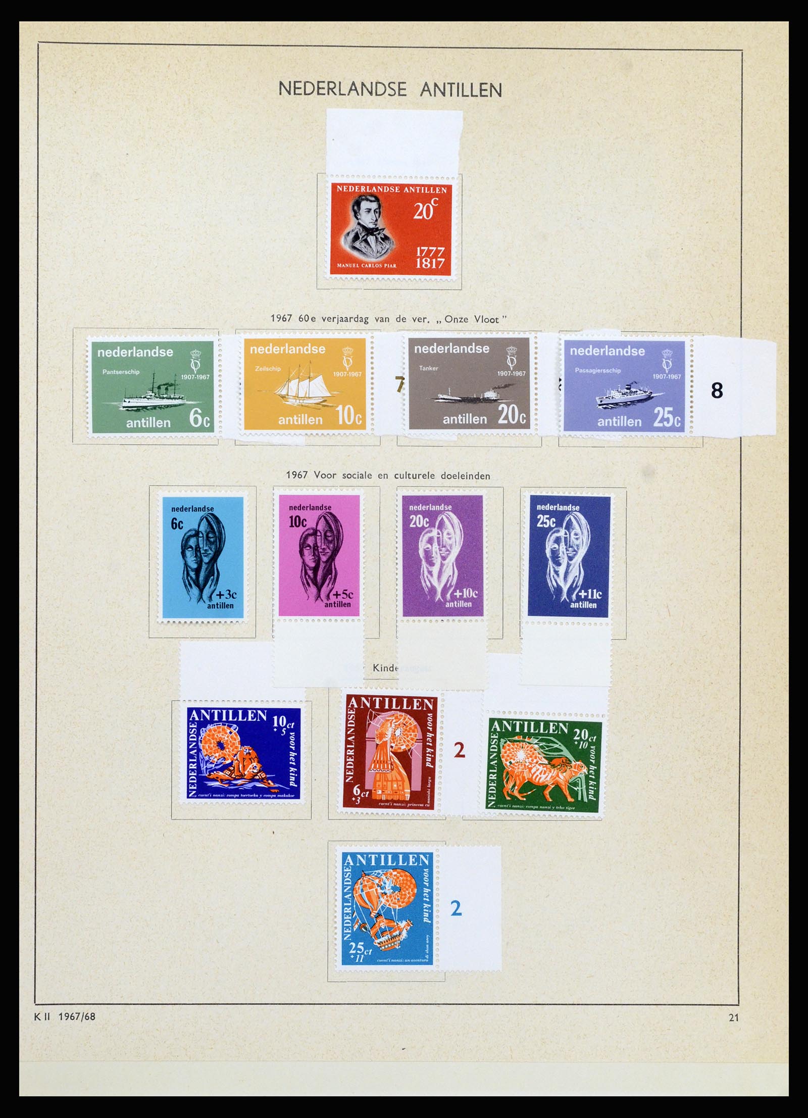 37217 061 - Stamp collection 37217 Dutch territories 1864-1975.