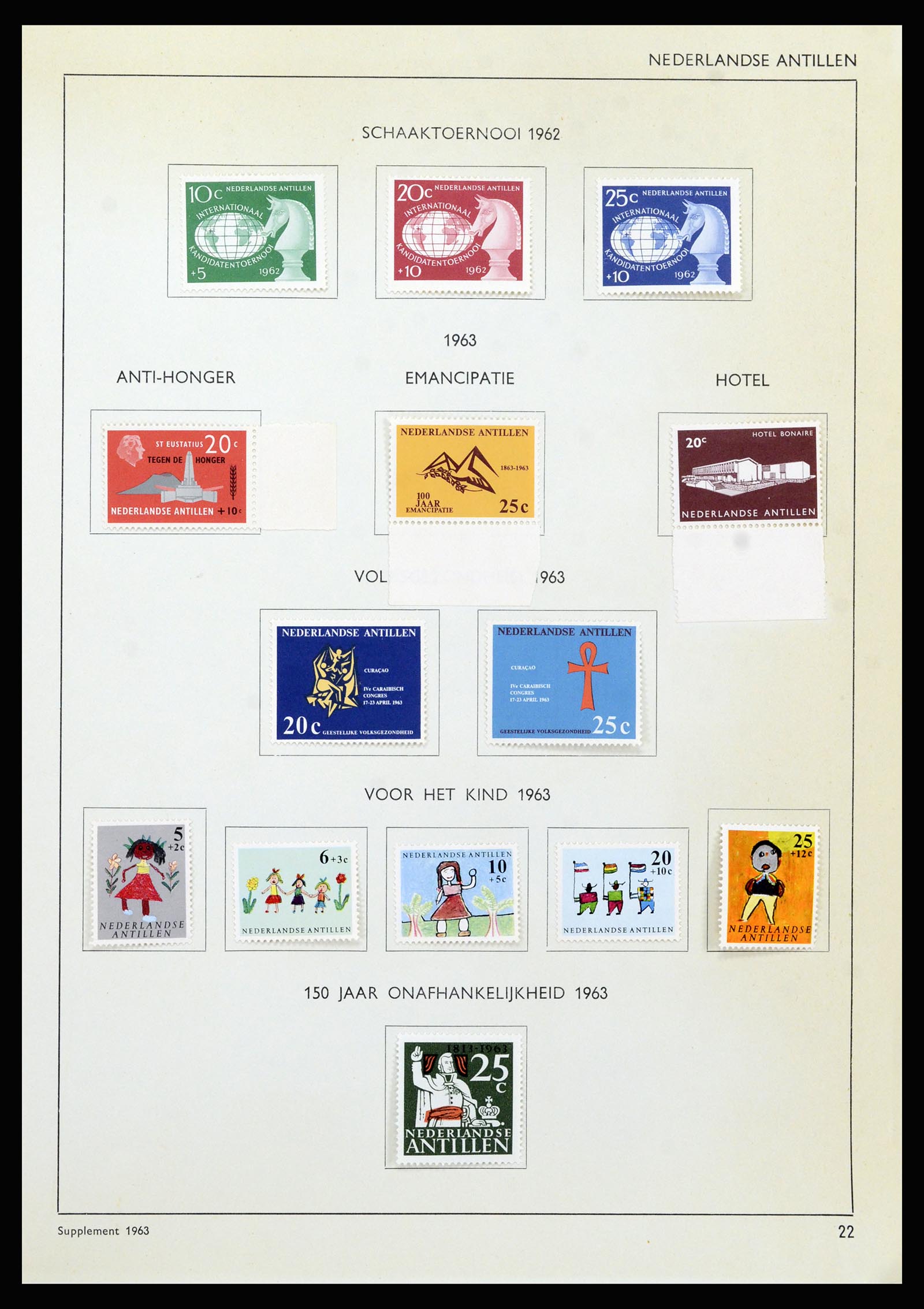 37217 062 - Postzegelverzameling 37217 Overzeese Gebiedsdelen 1864-1975.