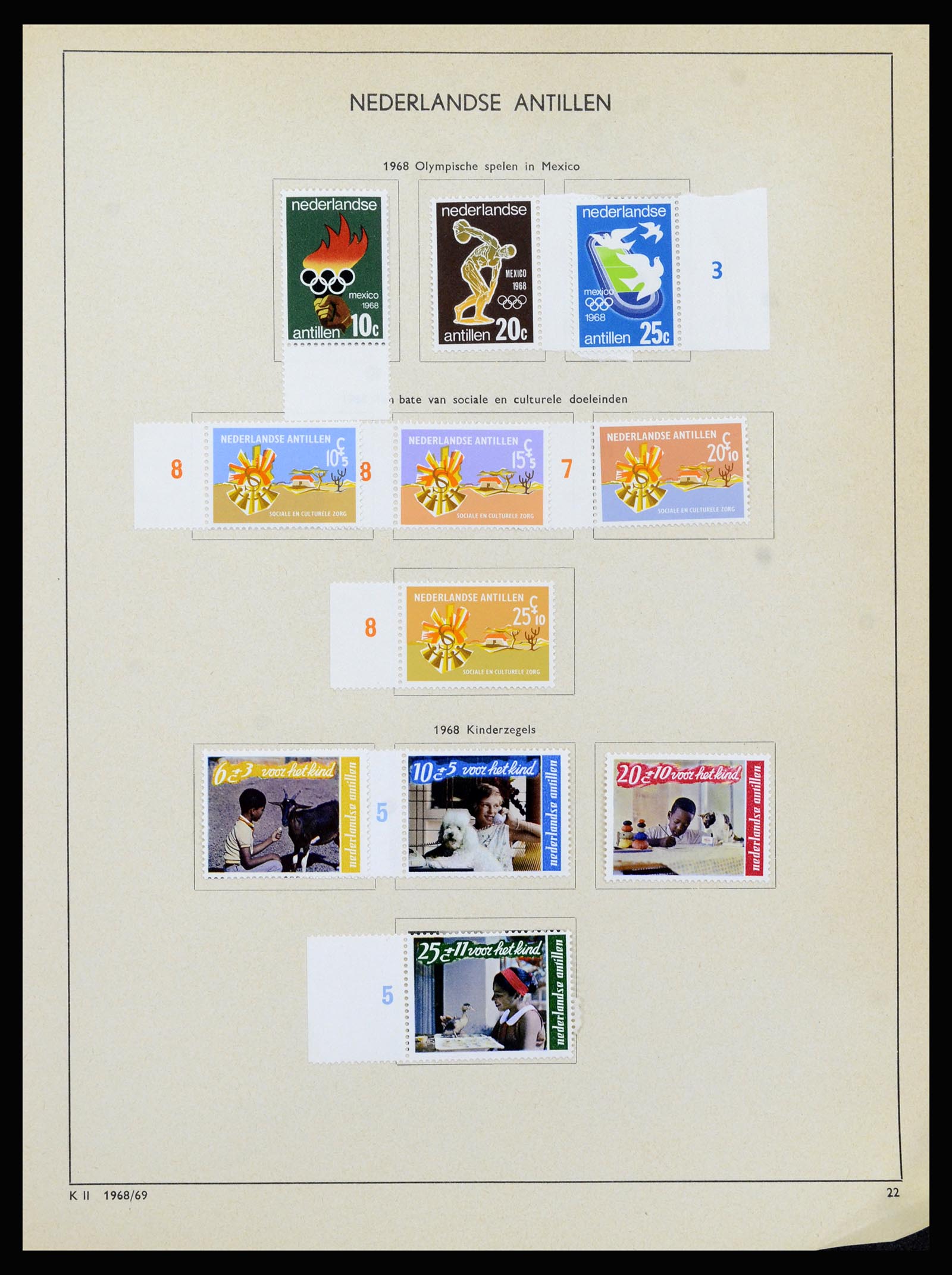 37217 063 - Stamp collection 37217 Dutch territories 1864-1975.