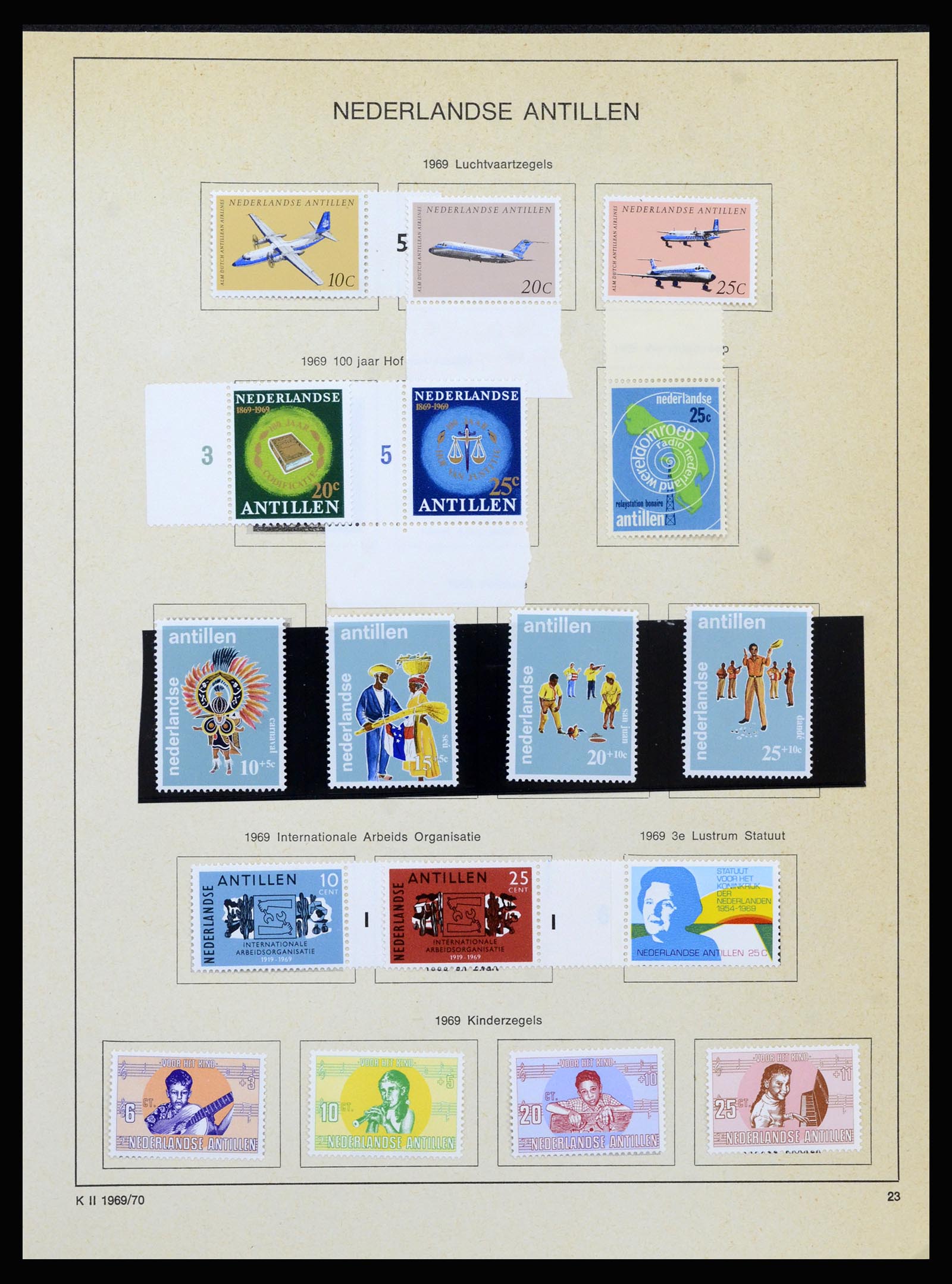 37217 064 - Postzegelverzameling 37217 Overzeese Gebiedsdelen 1864-1975.