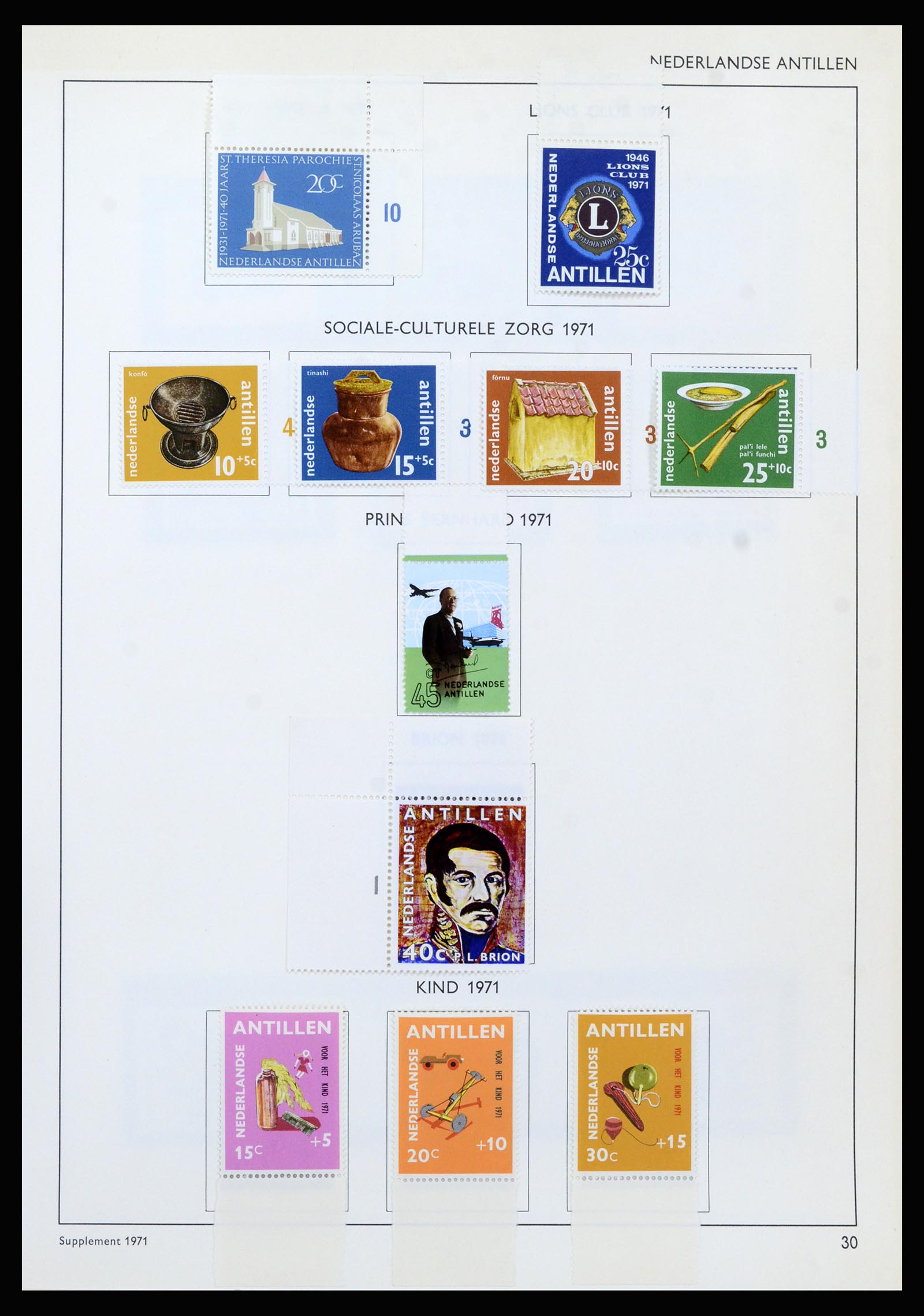 37217 066 - Stamp collection 37217 Dutch territories 1864-1975.