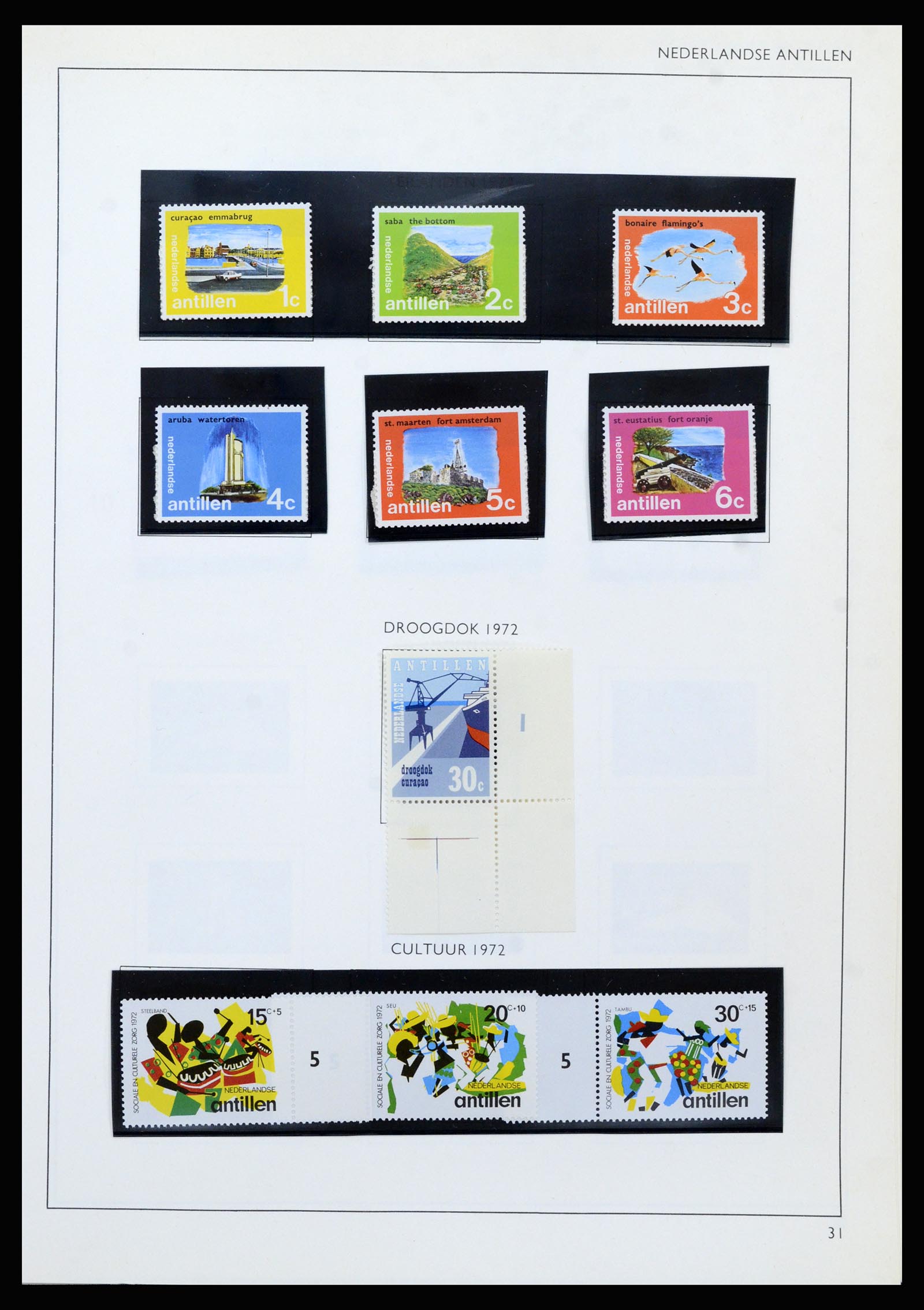 37217 067 - Postzegelverzameling 37217 Overzeese Gebiedsdelen 1864-1975.