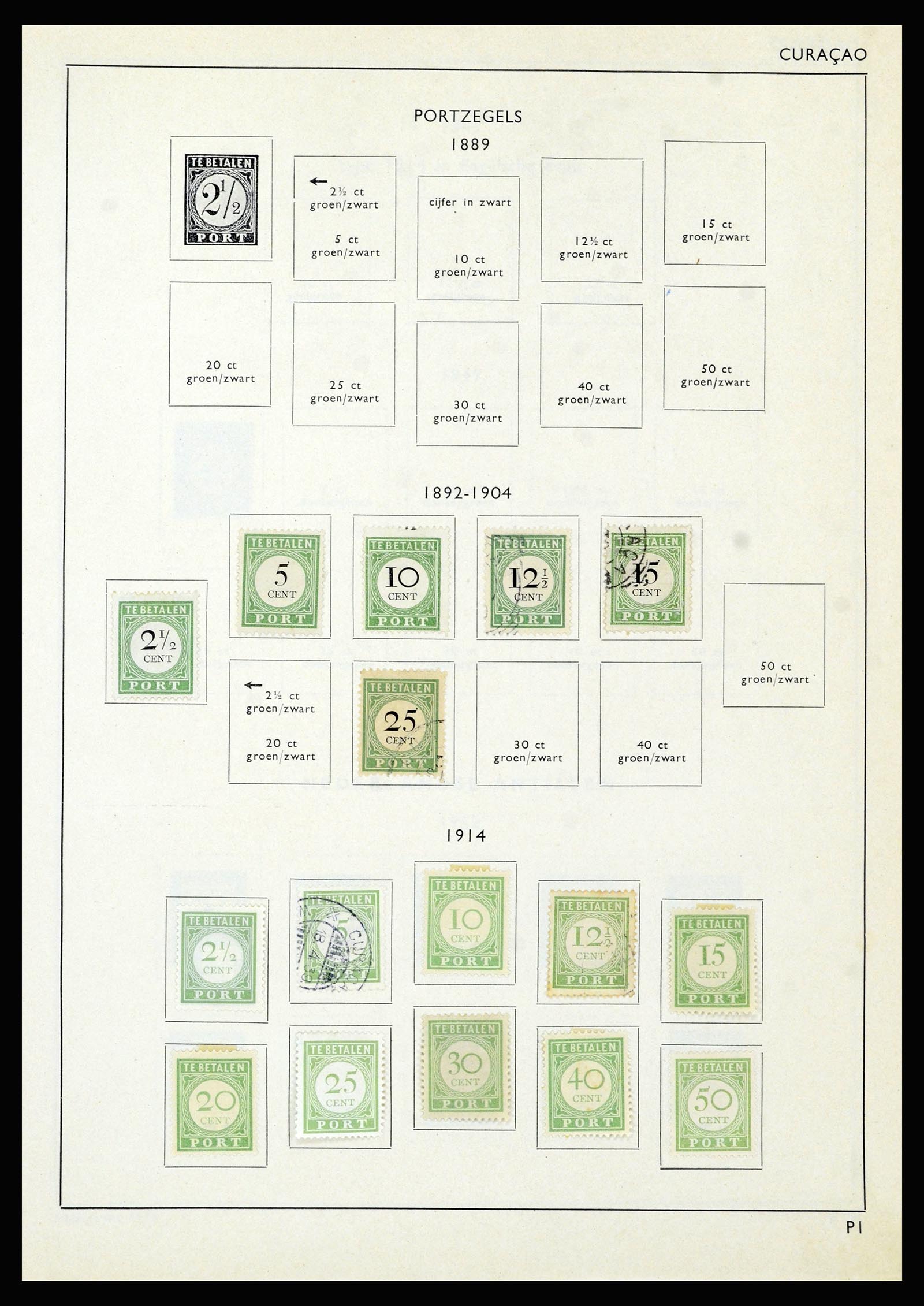37217 081 - Stamp collection 37217 Dutch territories 1864-1975.