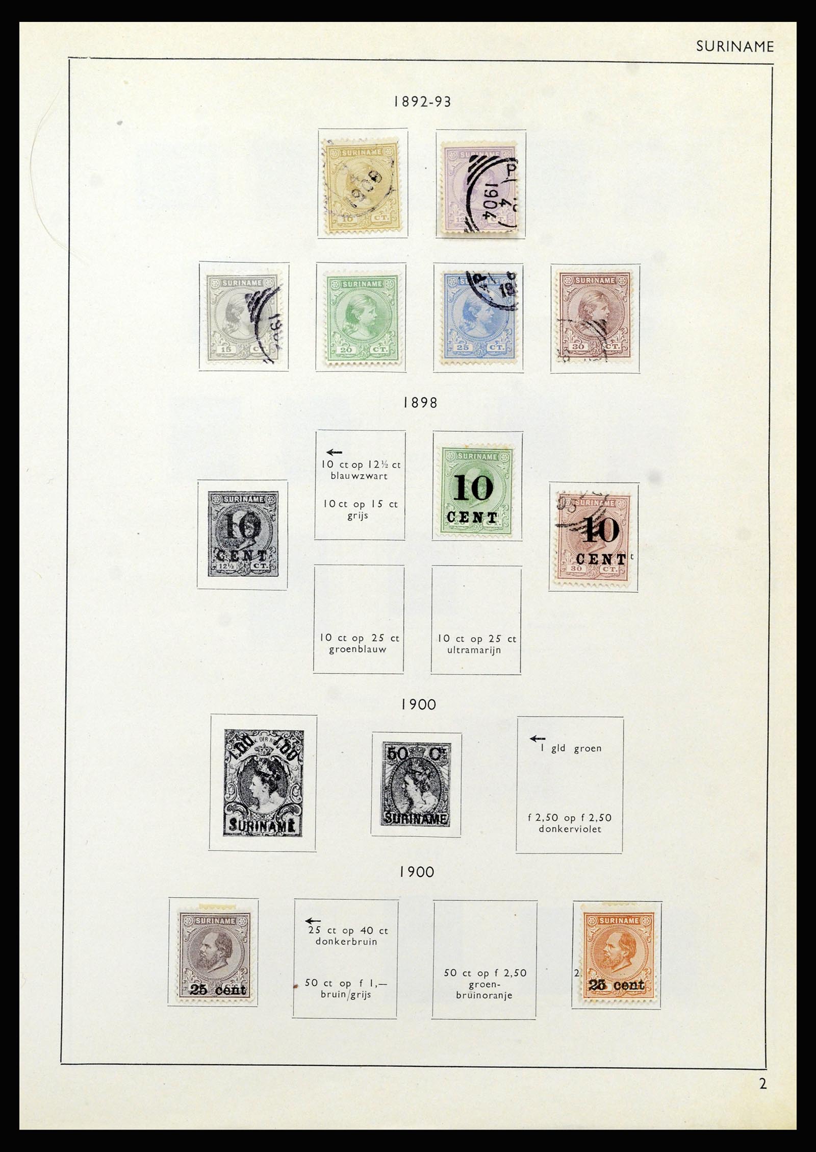 37217 085 - Stamp collection 37217 Dutch territories 1864-1975.