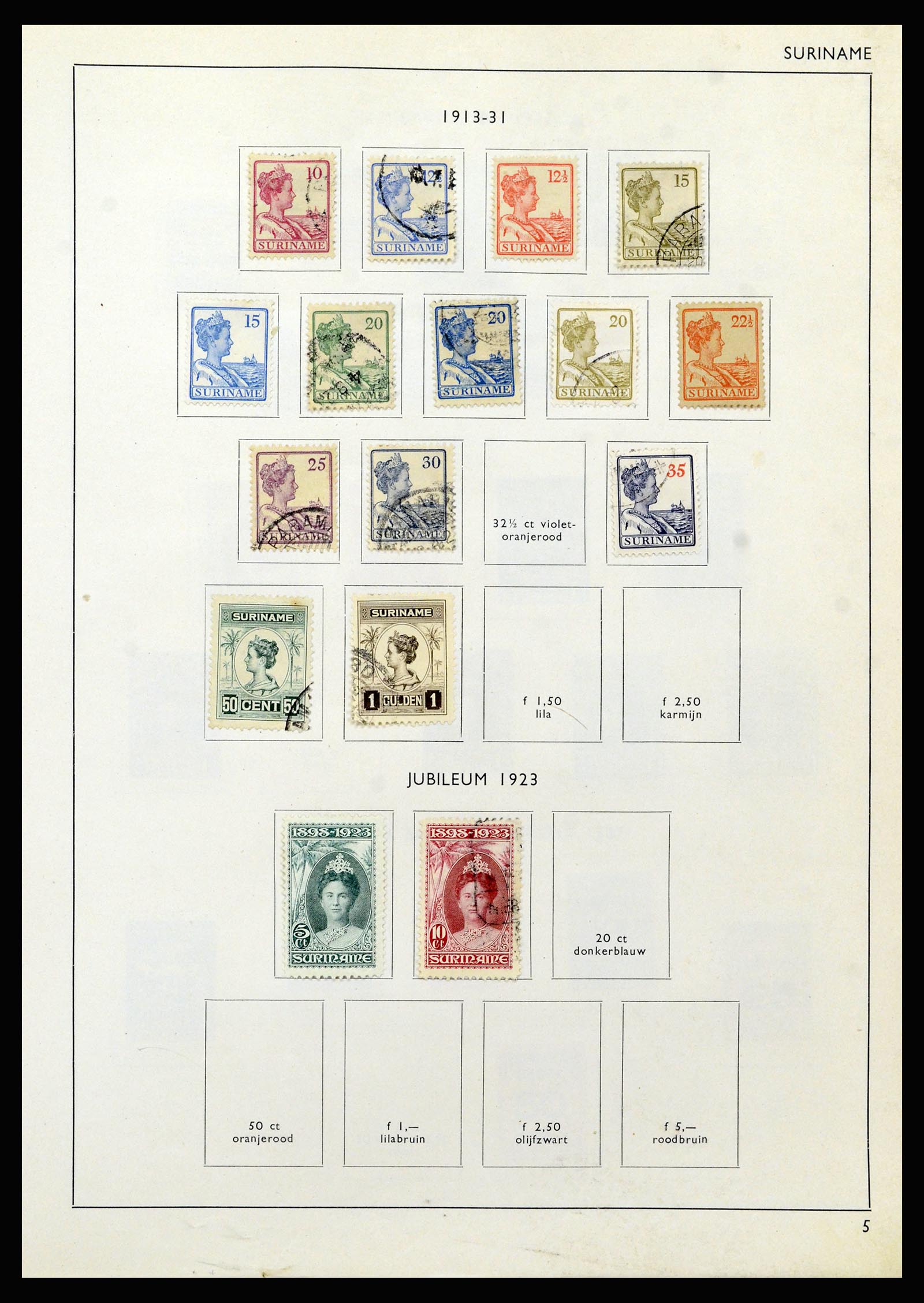37217 088 - Stamp collection 37217 Dutch territories 1864-1975.