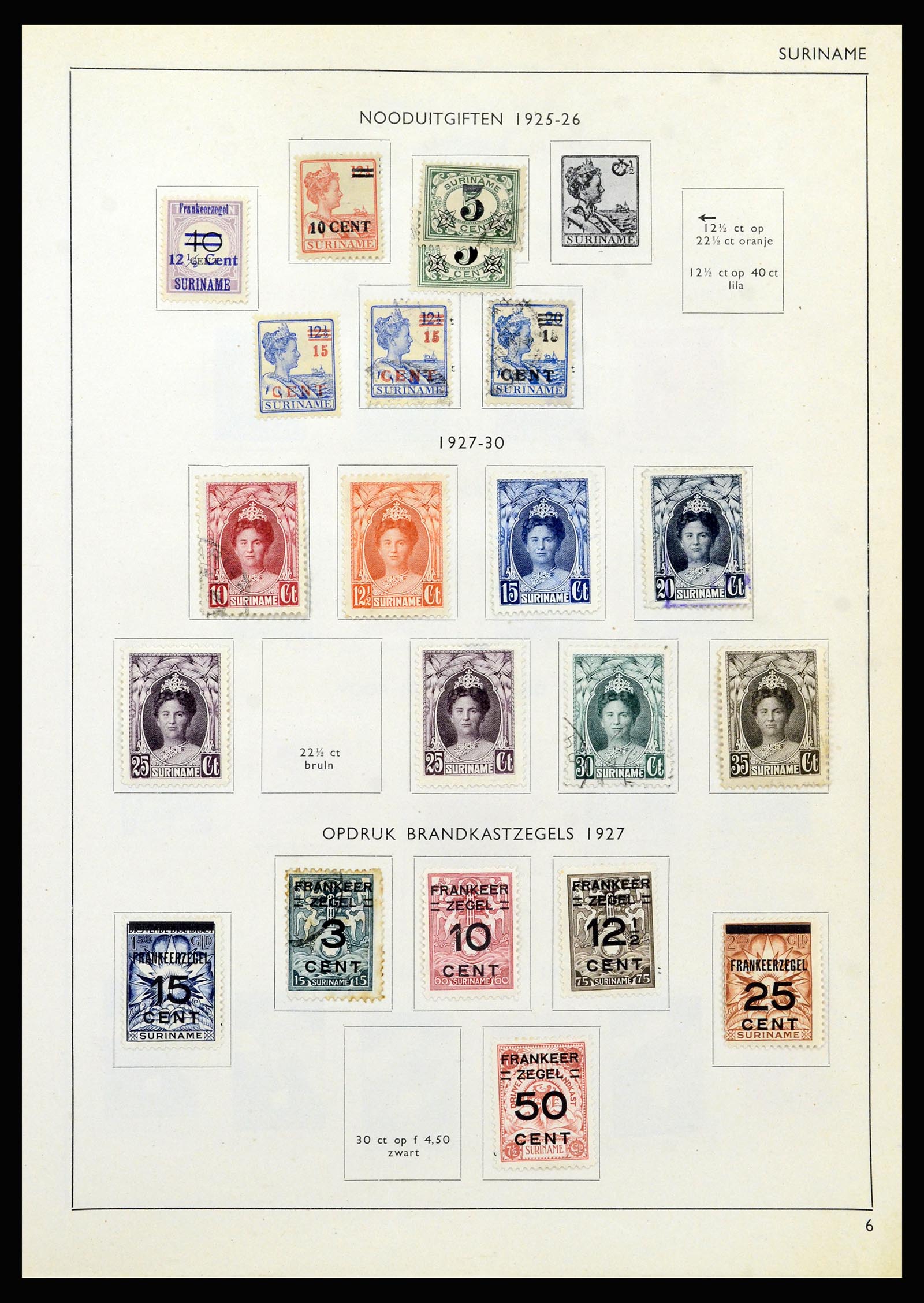 37217 089 - Stamp collection 37217 Dutch territories 1864-1975.