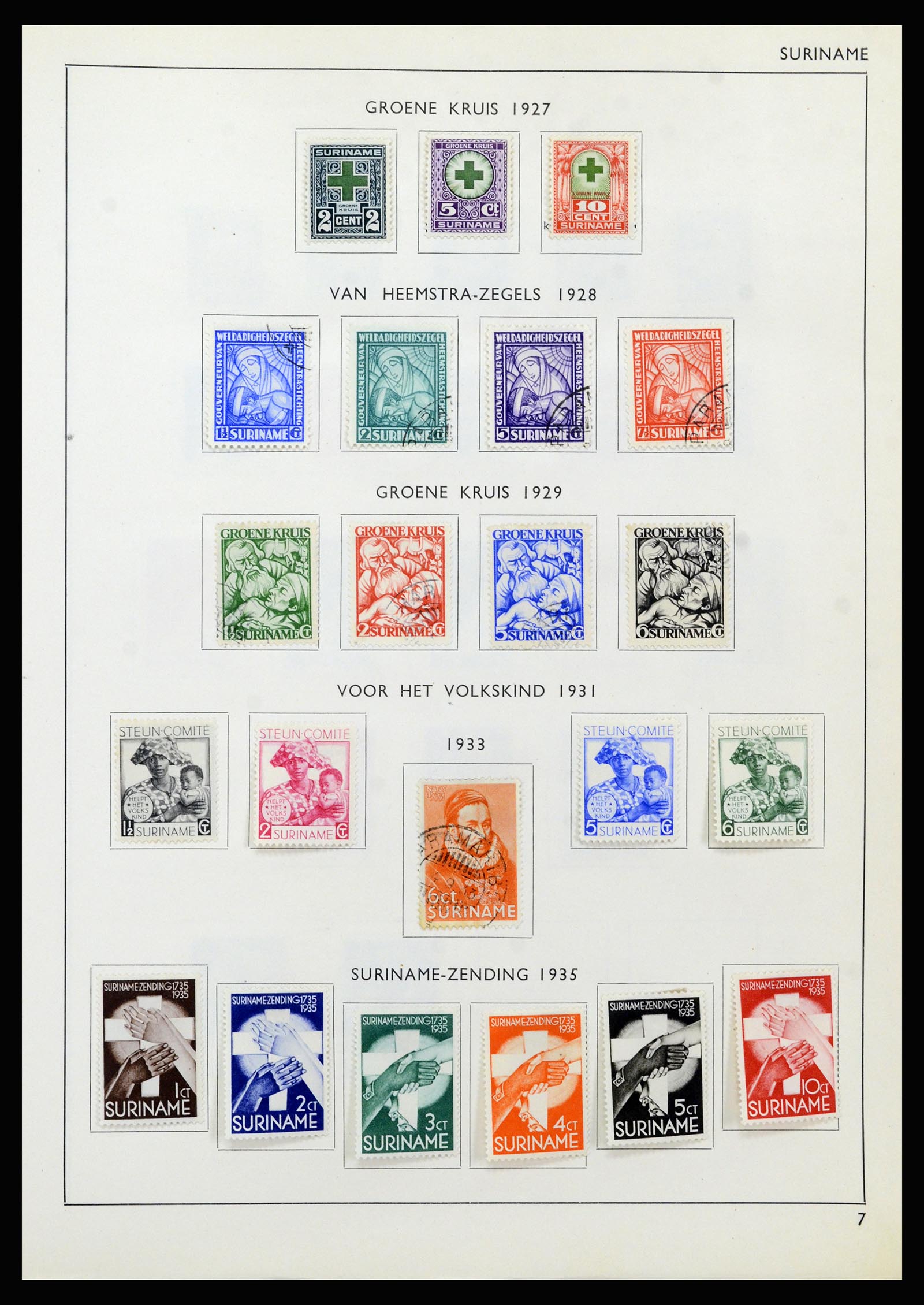 37217 090 - Stamp collection 37217 Dutch territories 1864-1975.