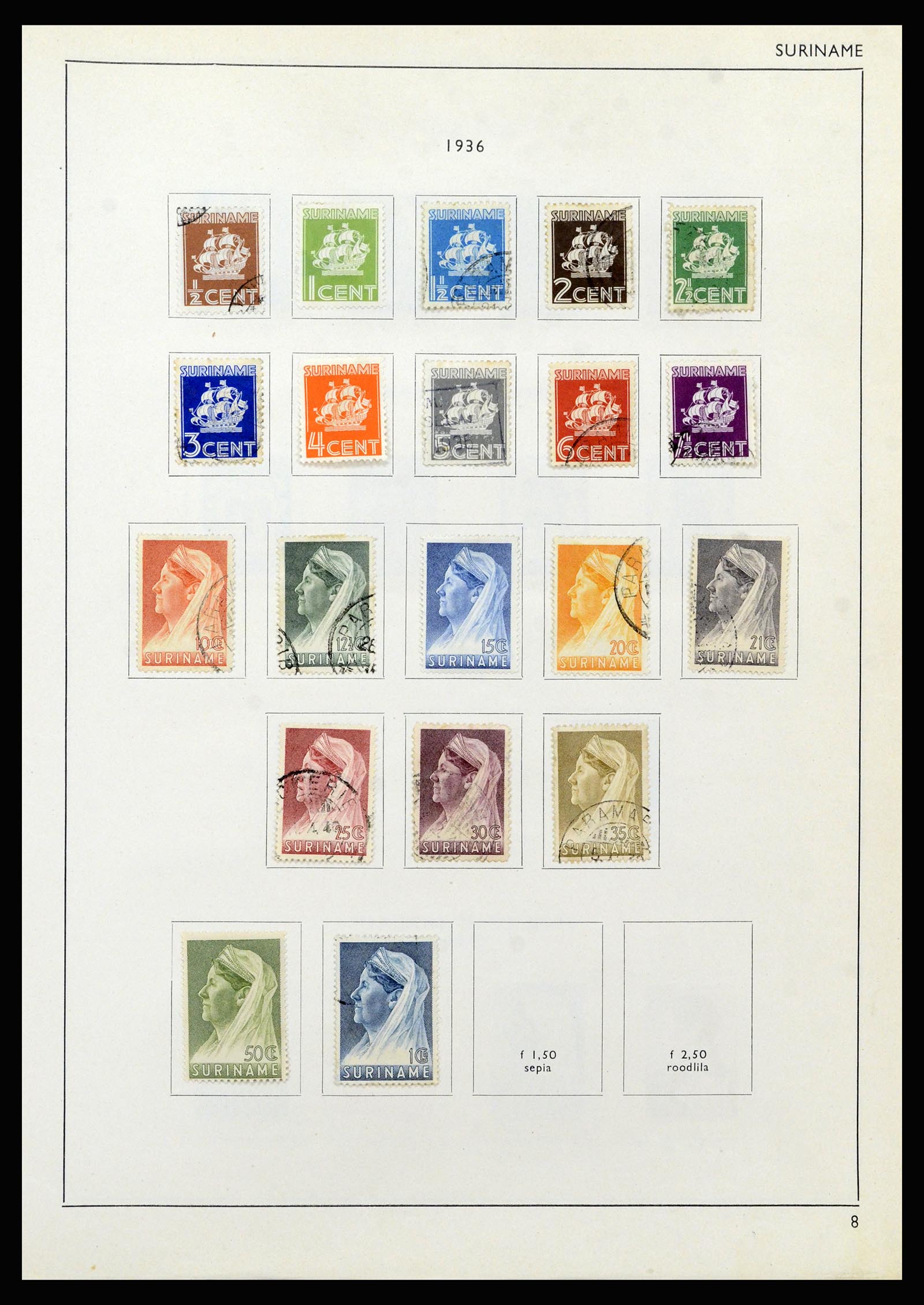 37217 091 - Stamp collection 37217 Dutch territories 1864-1975.