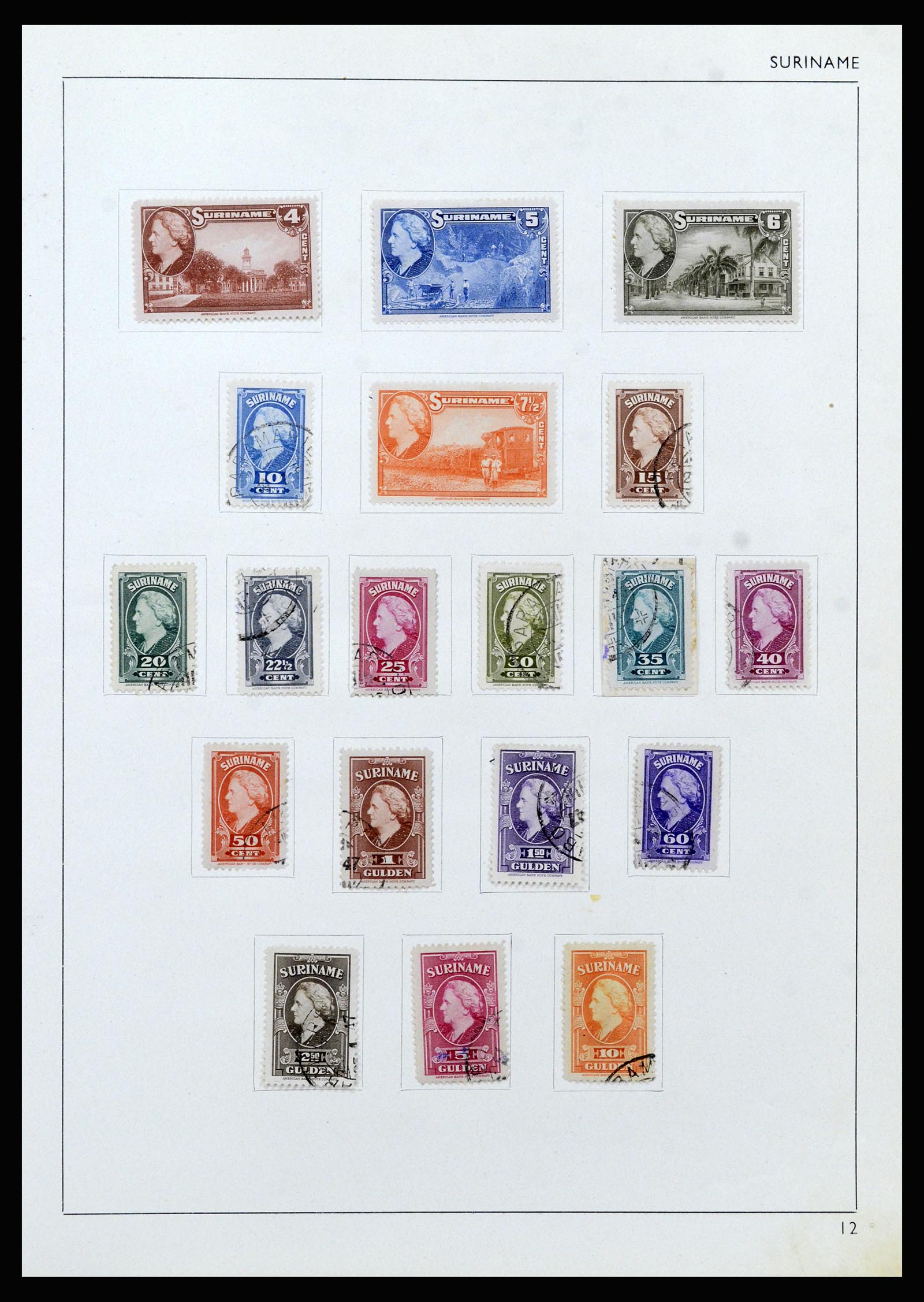 37217 095 - Stamp collection 37217 Dutch territories 1864-1975.