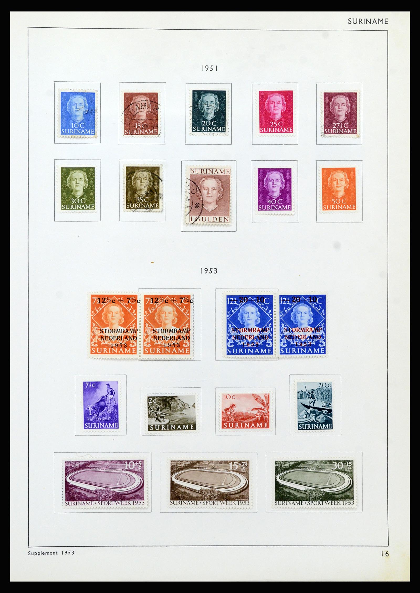 37217 099 - Stamp collection 37217 Dutch territories 1864-1975.