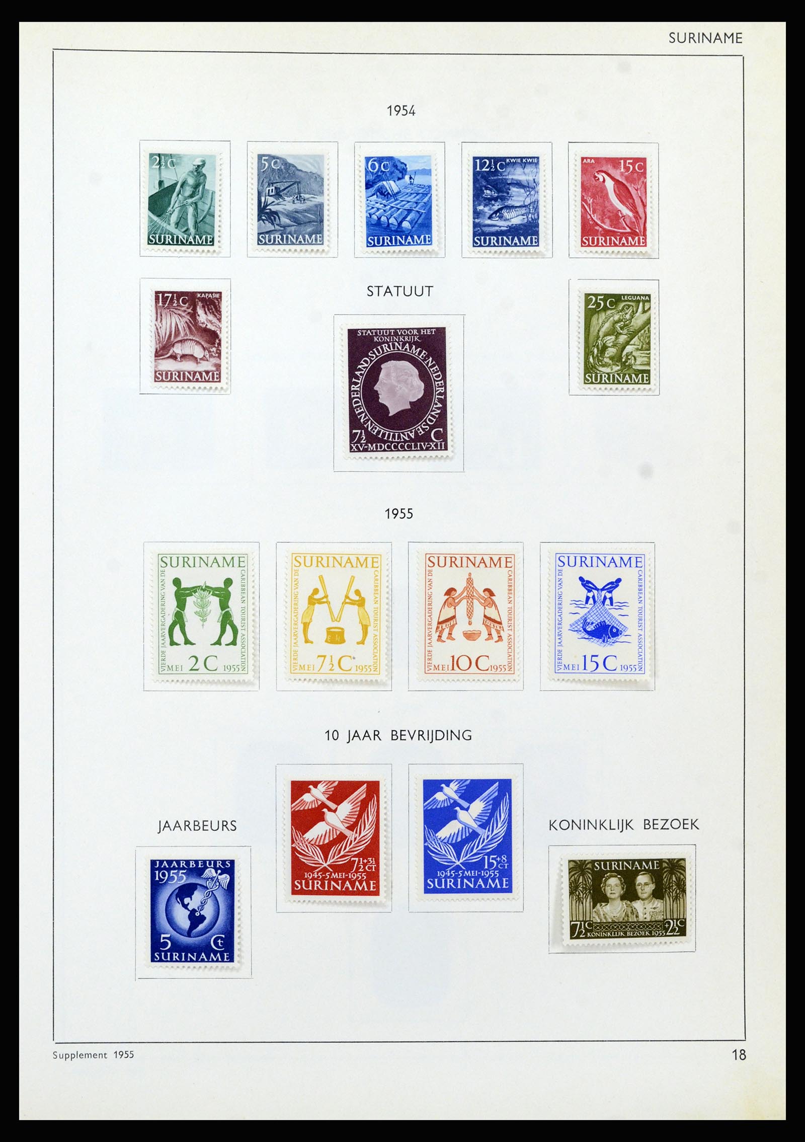 37217 101 - Stamp collection 37217 Dutch territories 1864-1975.