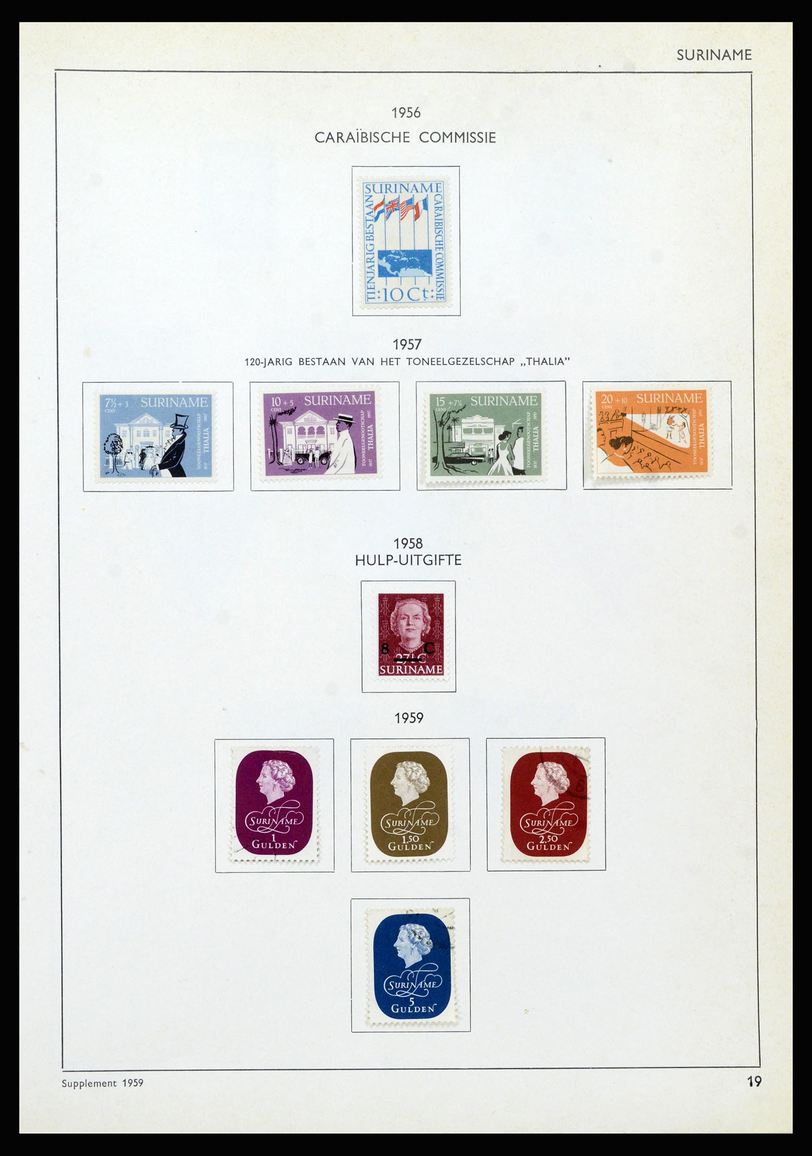 37217 102 - Stamp collection 37217 Dutch territories 1864-1975.