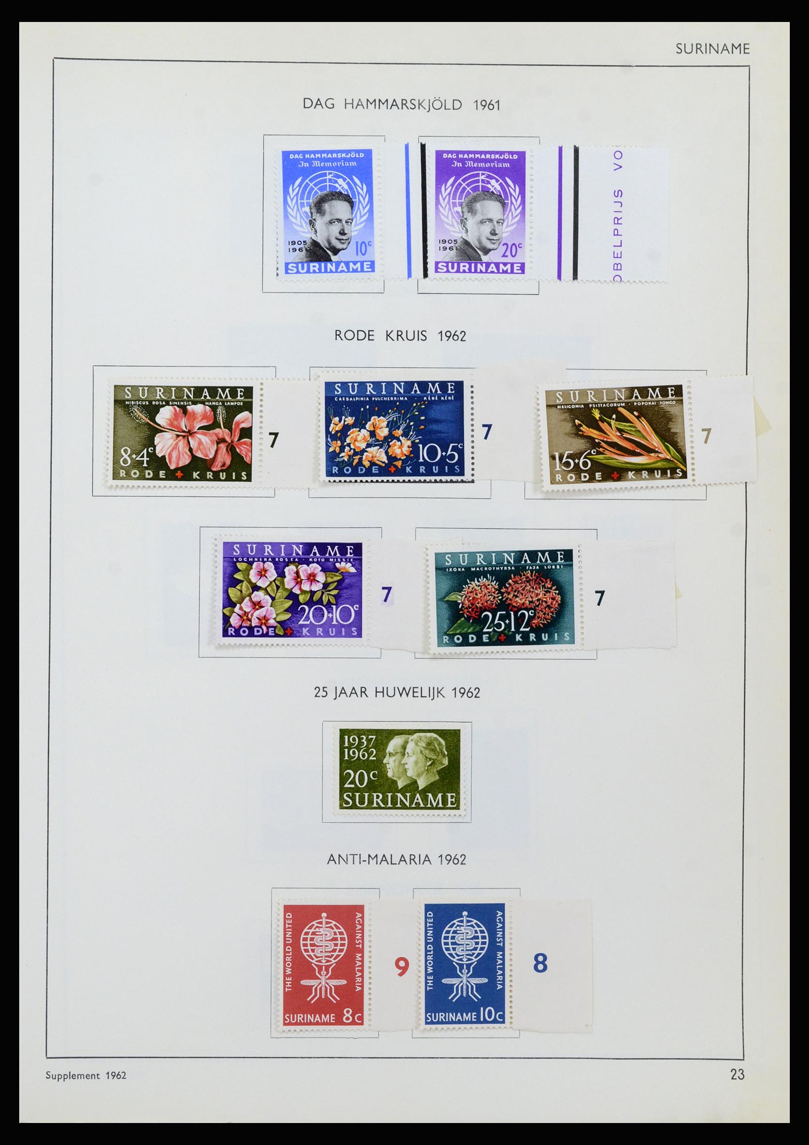 37217 106 - Postzegelverzameling 37217 Overzeese Gebiedsdelen 1864-1975.