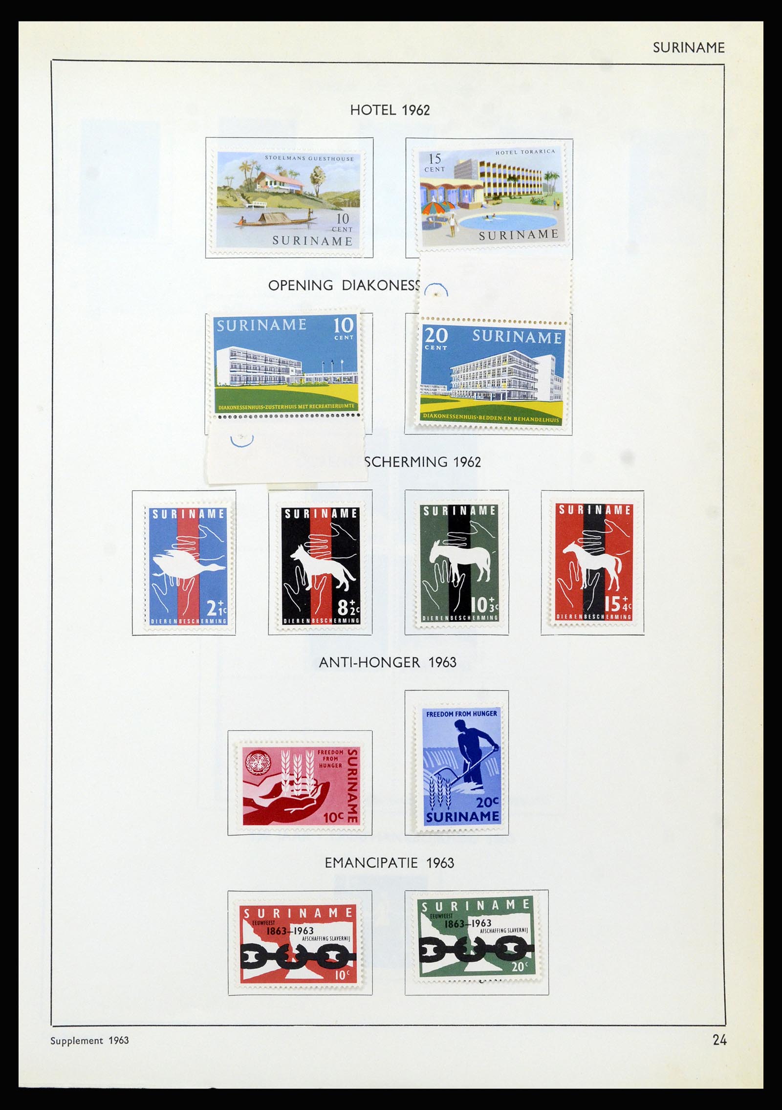 37217 107 - Stamp collection 37217 Dutch territories 1864-1975.