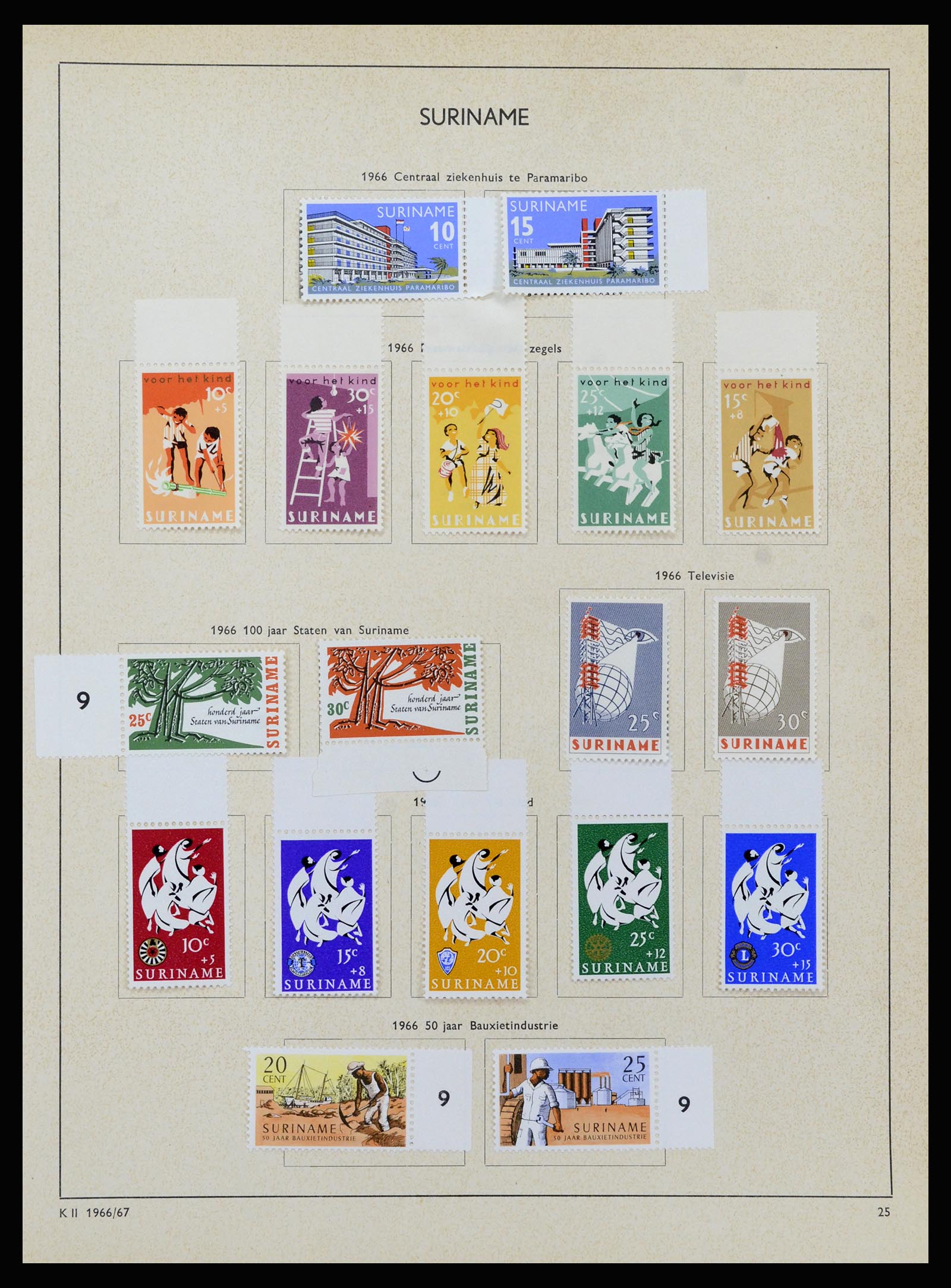 37217 113 - Stamp collection 37217 Dutch territories 1864-1975.
