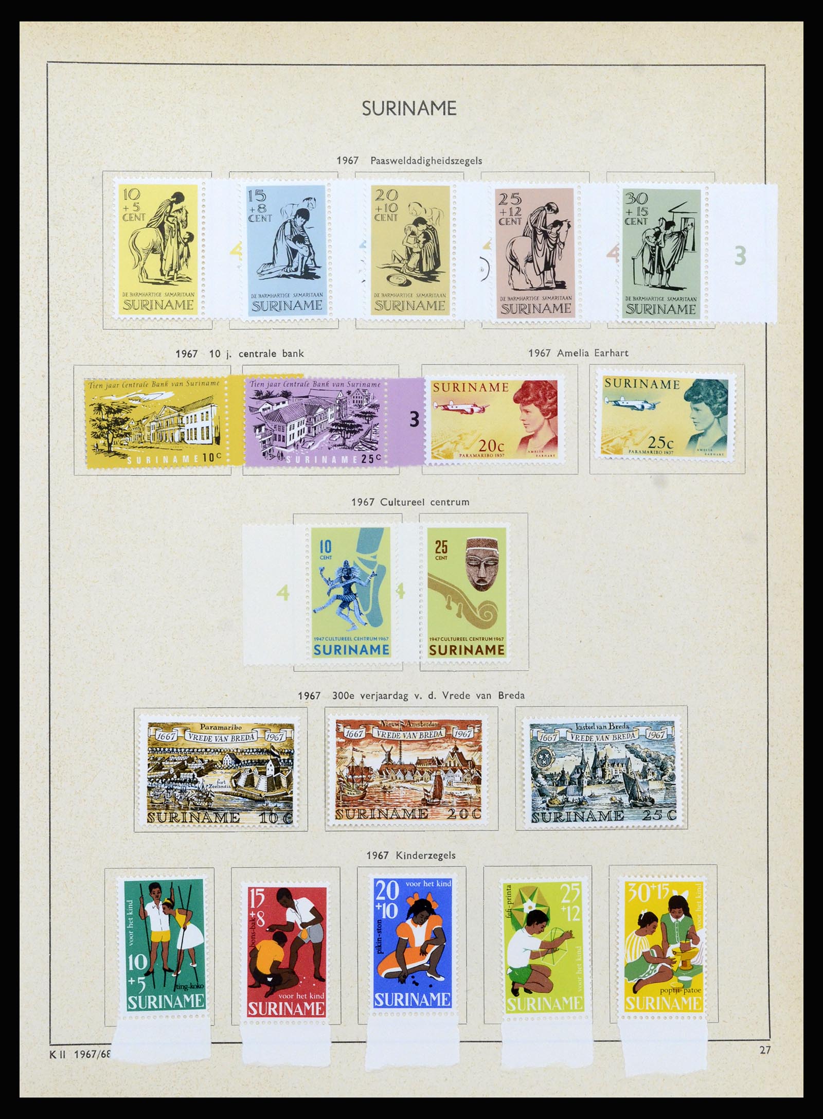 37217 115 - Stamp collection 37217 Dutch territories 1864-1975.
