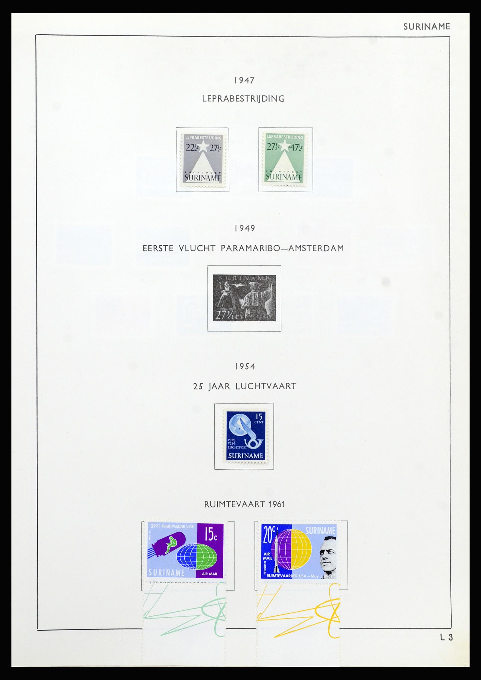 37217 134 - Stamp collection 37217 Dutch territories 1864-1975.