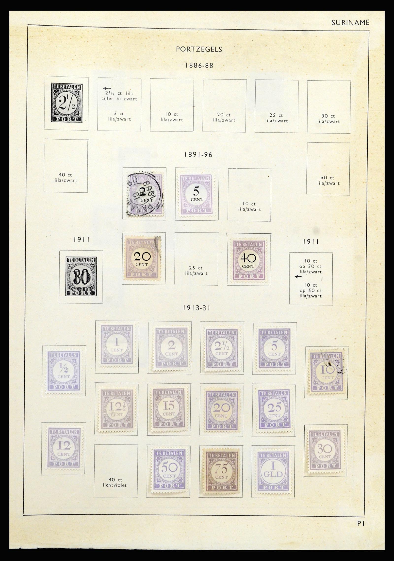 37217 137 - Stamp collection 37217 Dutch territories 1864-1975.