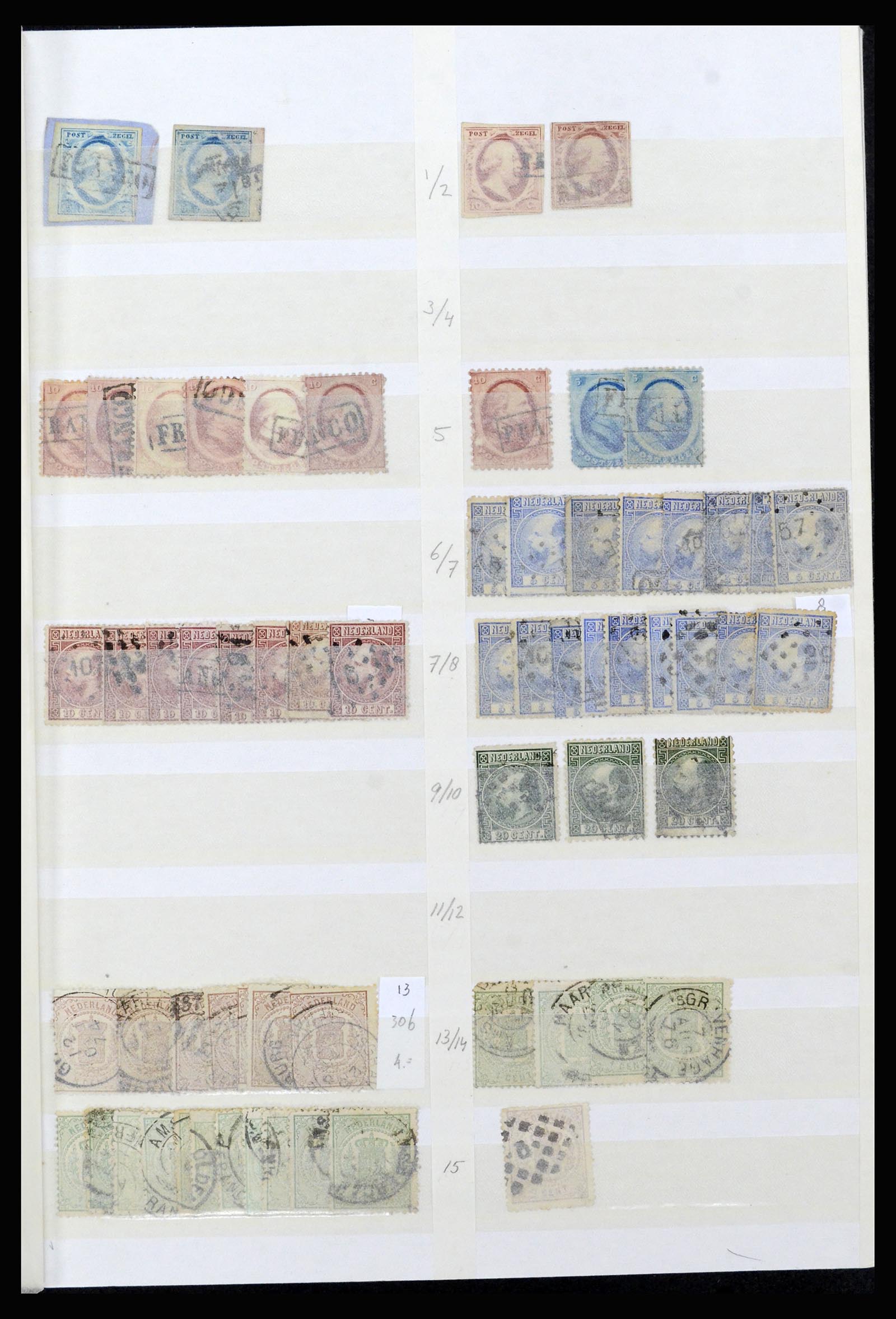37218 001 - Stamp collection 37218 Netherlands 1852-1967.