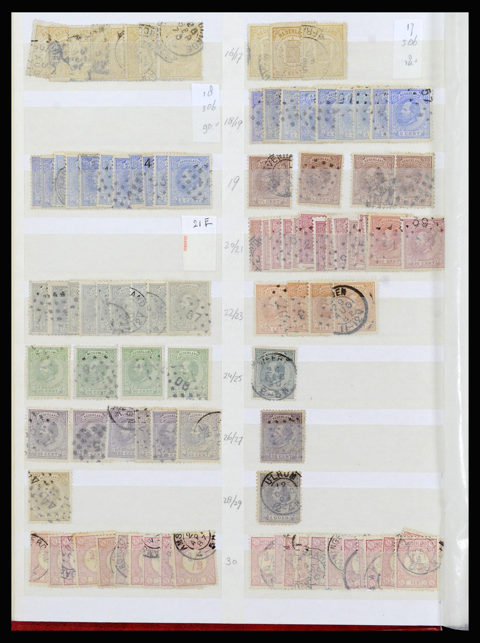 37218 002 - Postzegelverzameling 37218 Nederland 1852-1967.
