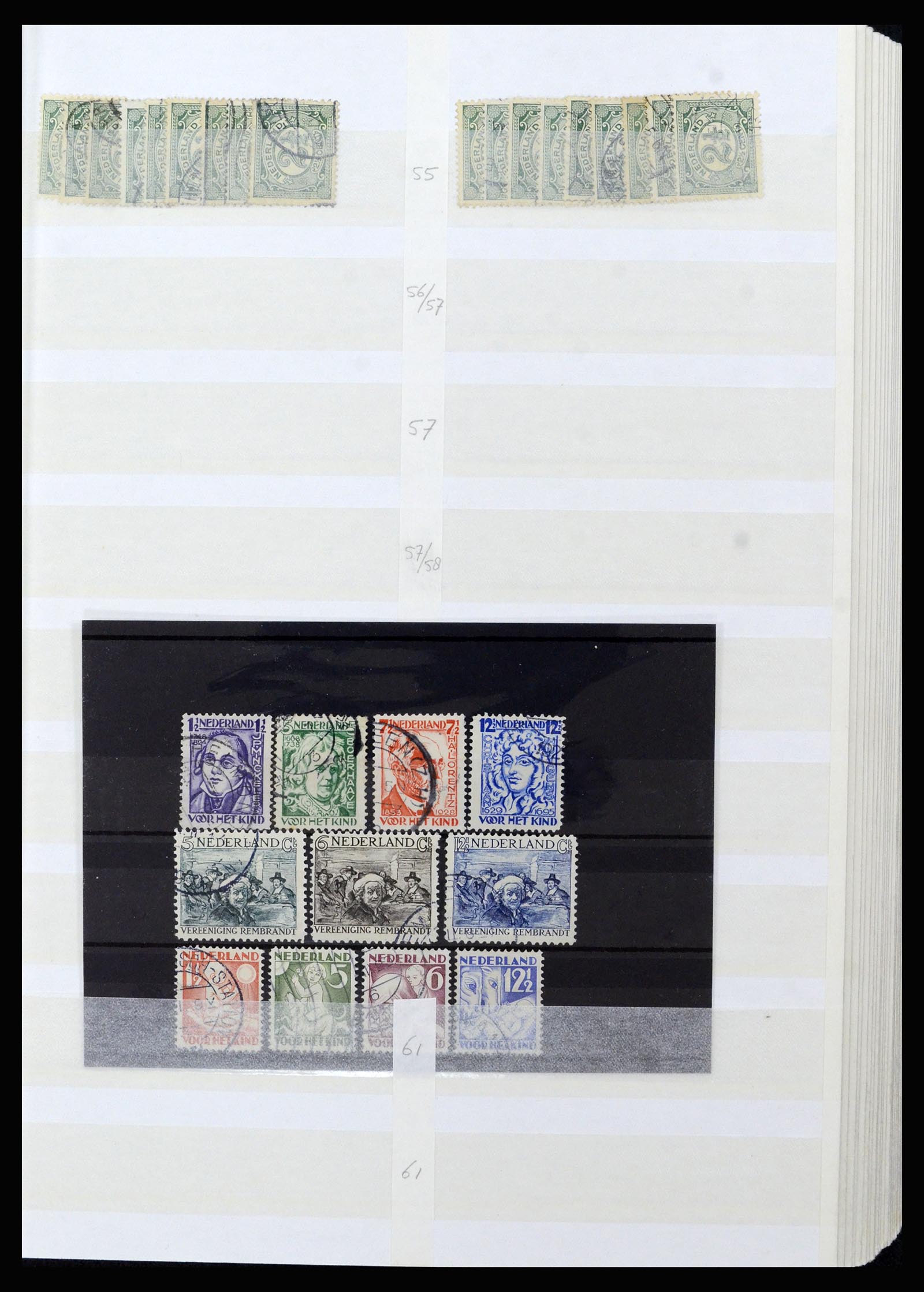 37218 005 - Postzegelverzameling 37218 Nederland 1852-1967.