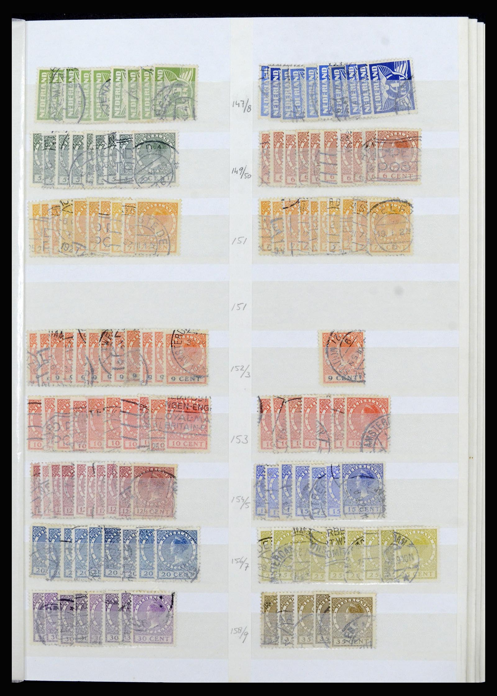 37218 013 - Postzegelverzameling 37218 Nederland 1852-1967.