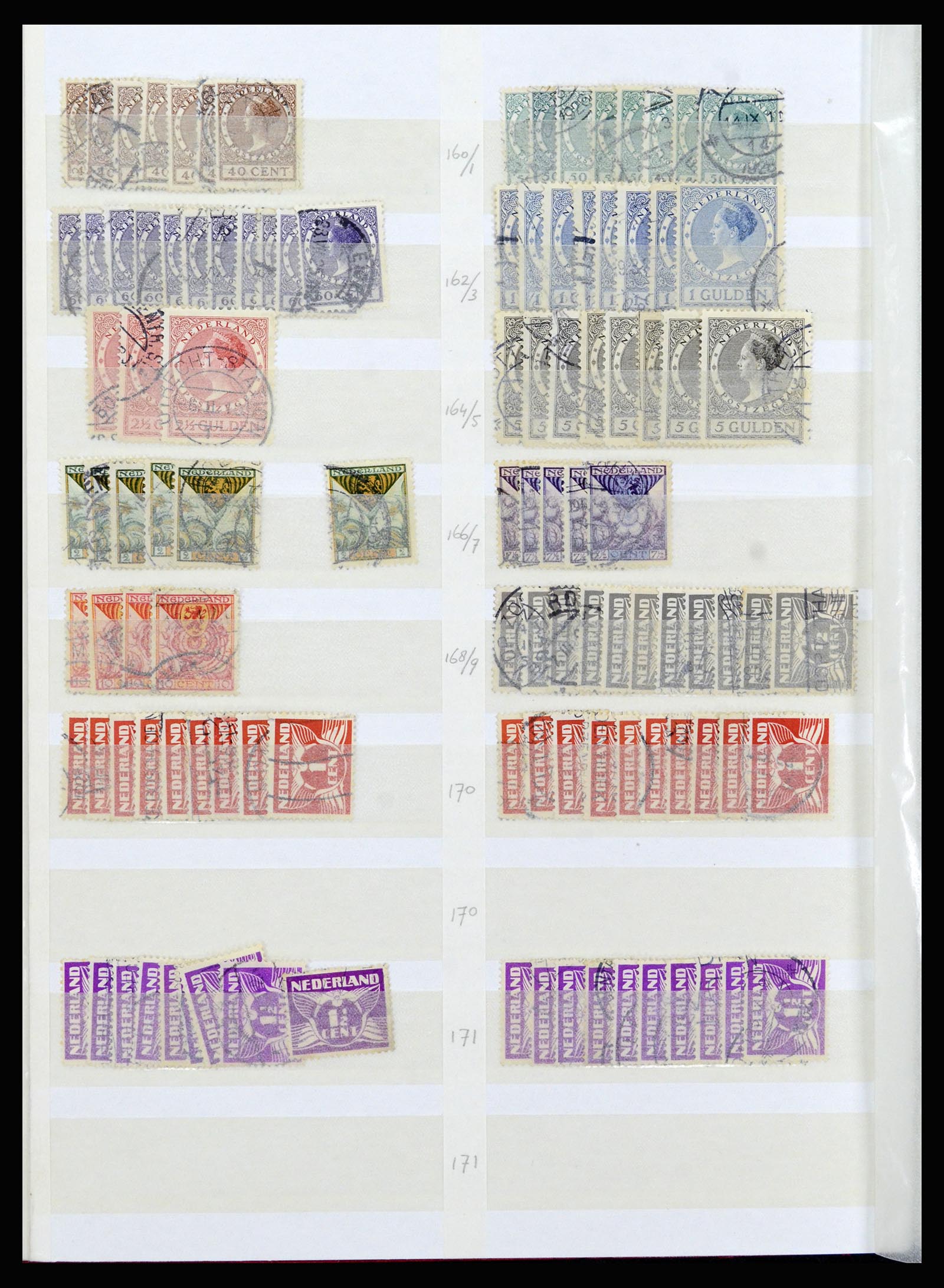 37218 014 - Postzegelverzameling 37218 Nederland 1852-1967.
