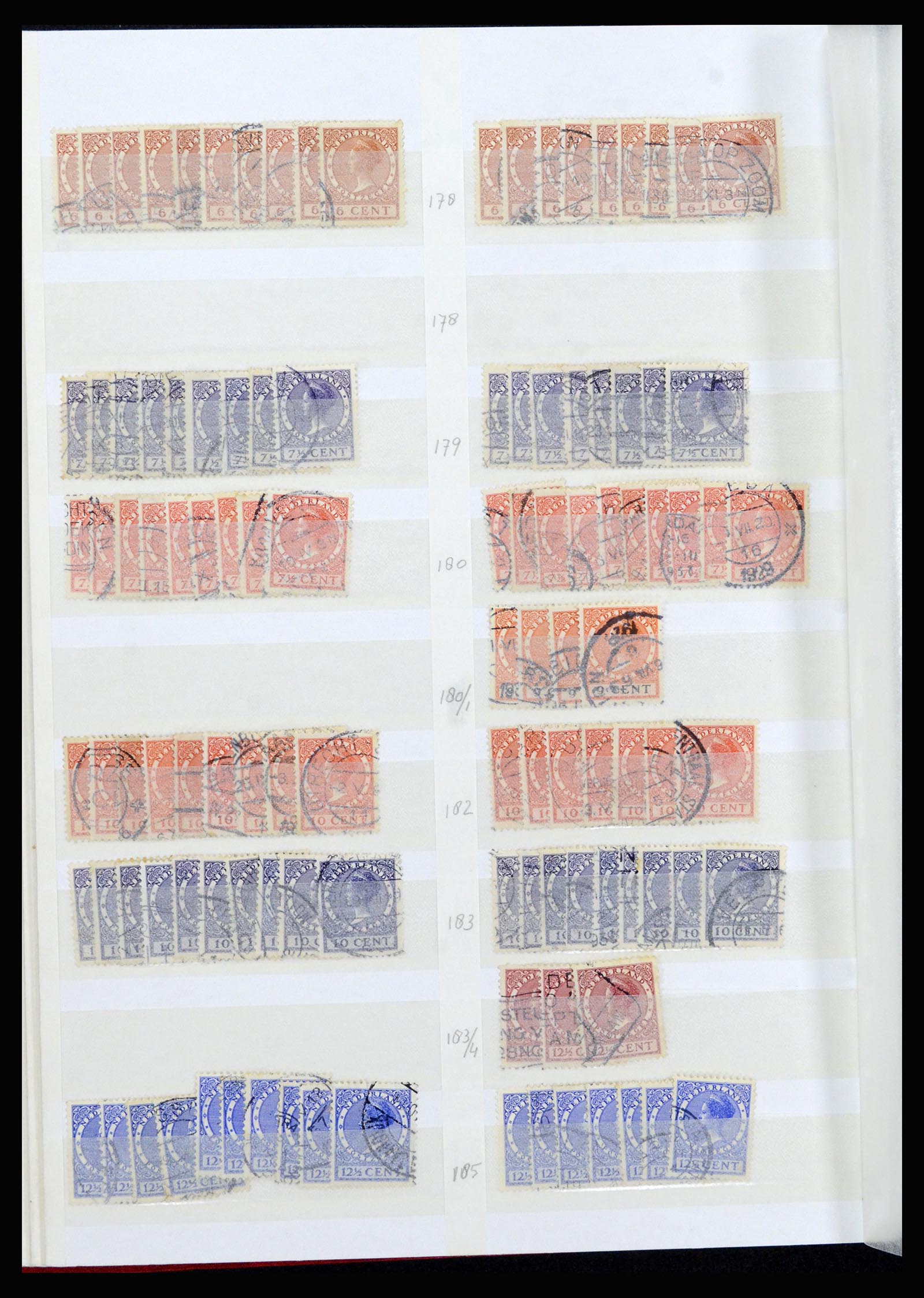 37218 016 - Postzegelverzameling 37218 Nederland 1852-1967.