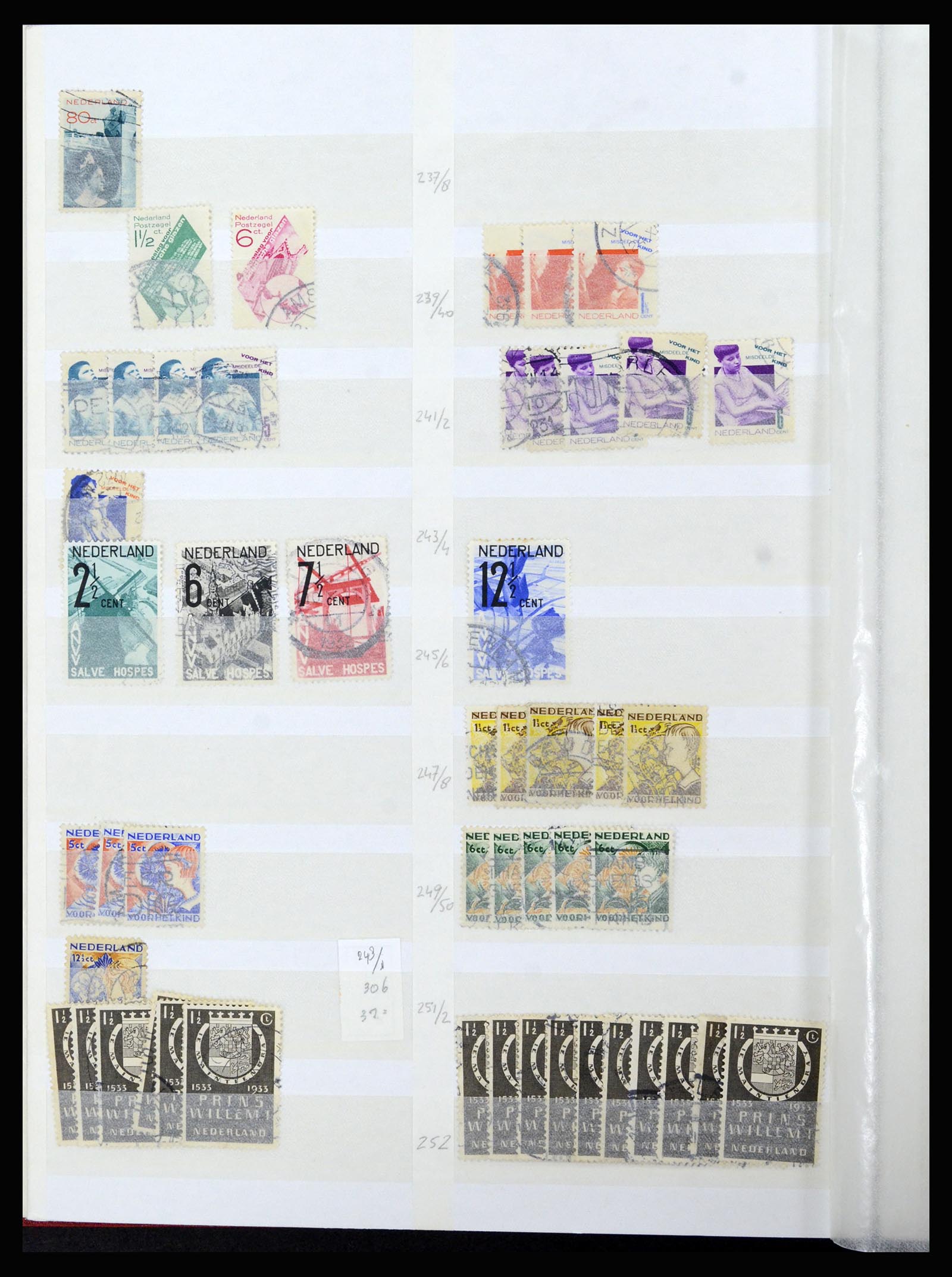 37218 020 - Postzegelverzameling 37218 Nederland 1852-1967.