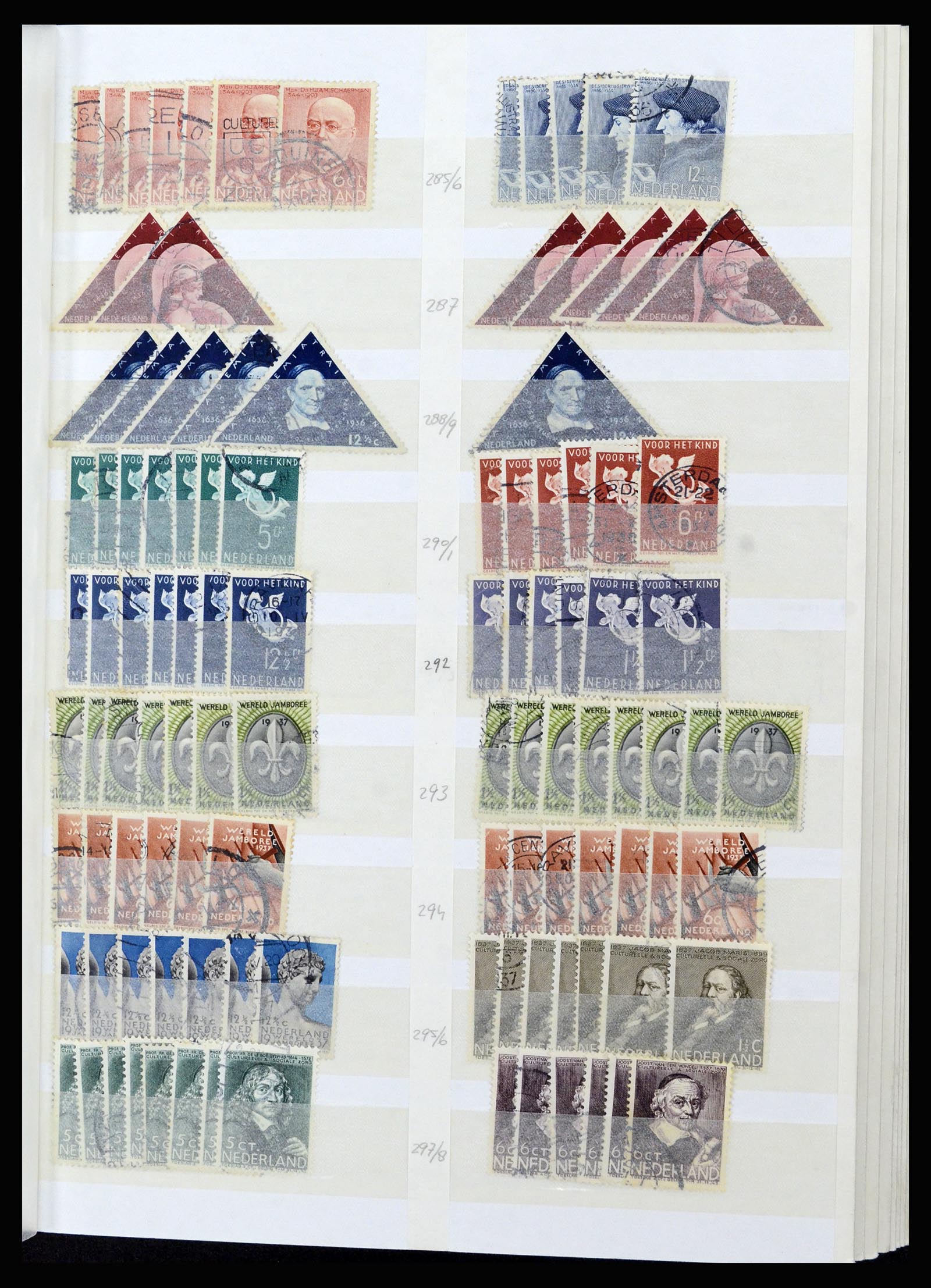 37218 023 - Postzegelverzameling 37218 Nederland 1852-1967.