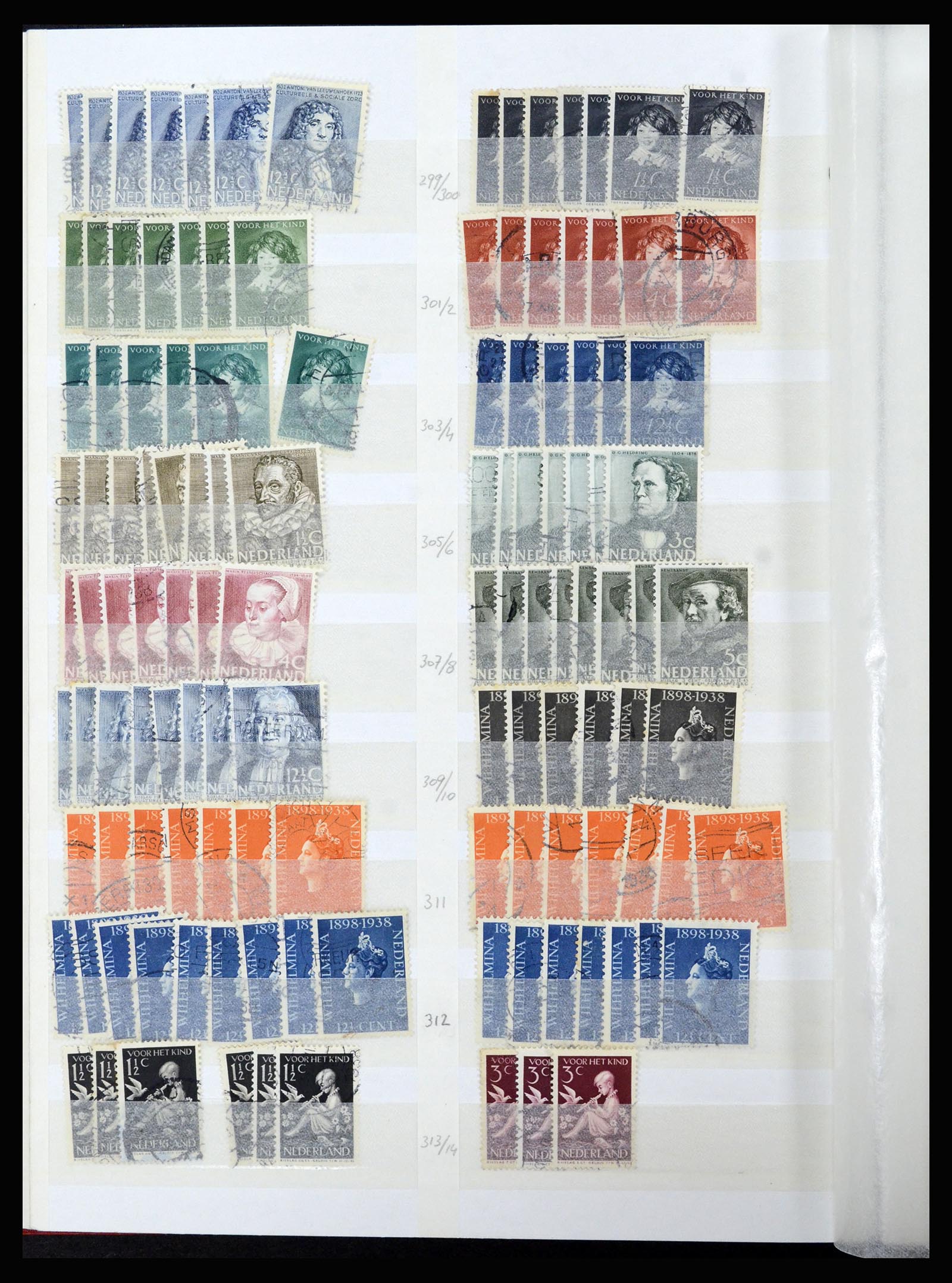 37218 024 - Postzegelverzameling 37218 Nederland 1852-1967.