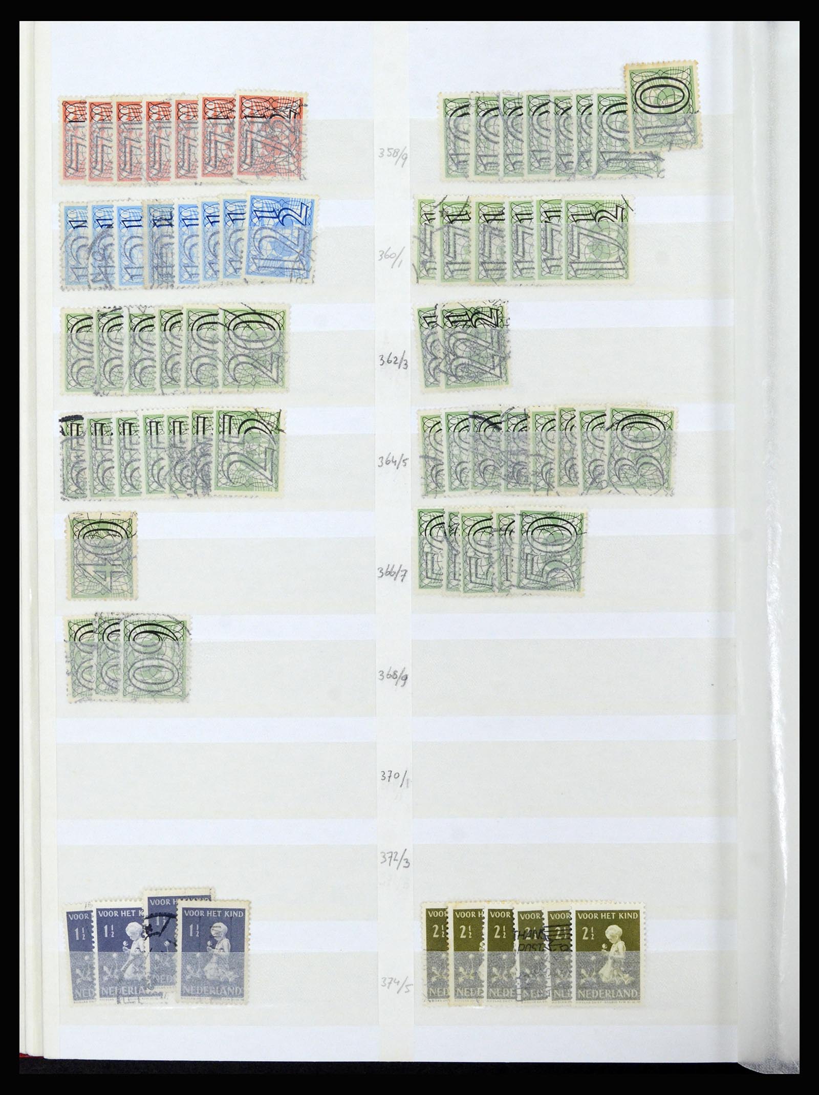 37218 028 - Postzegelverzameling 37218 Nederland 1852-1967.