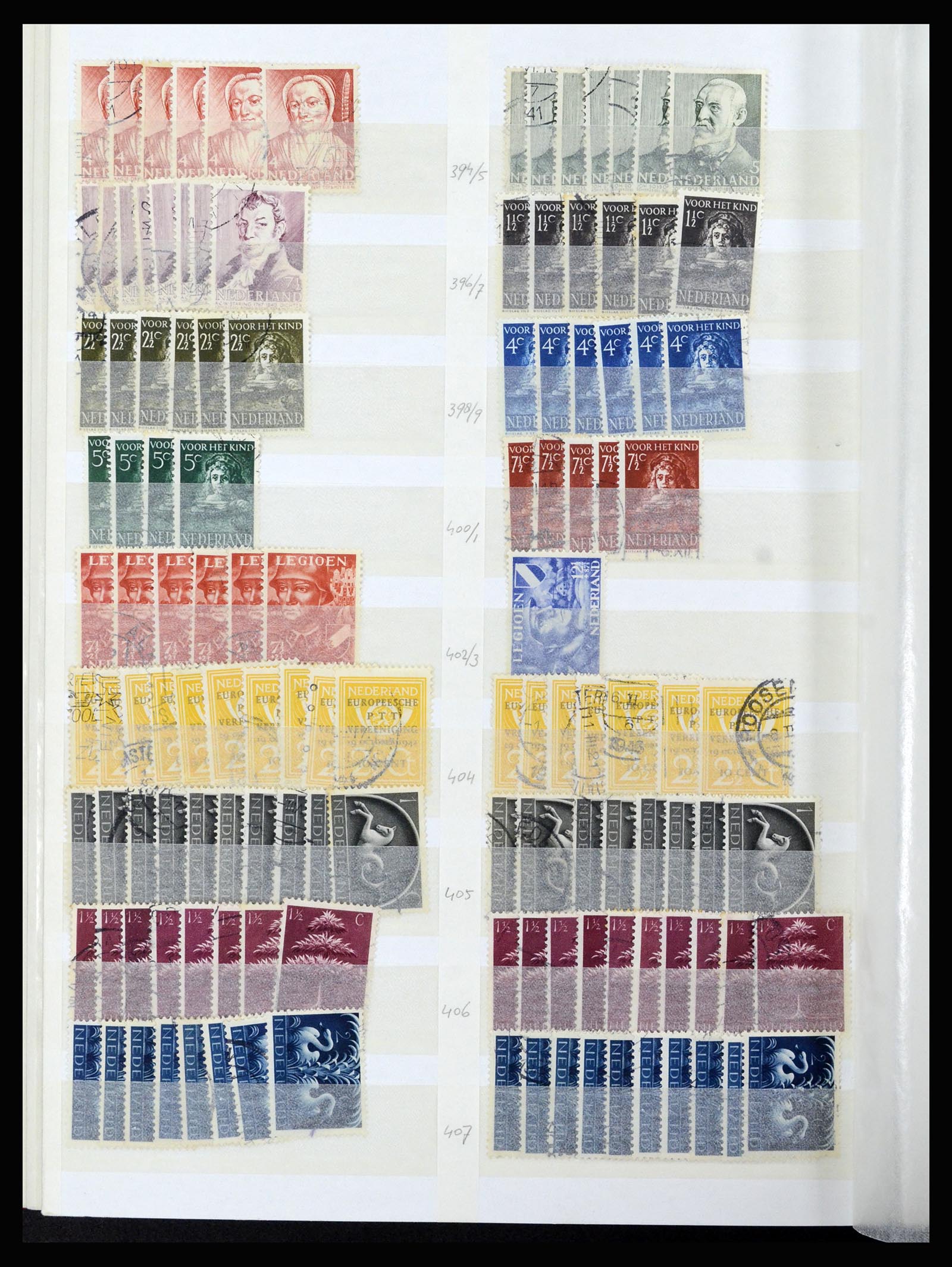 37218 030 - Postzegelverzameling 37218 Nederland 1852-1967.