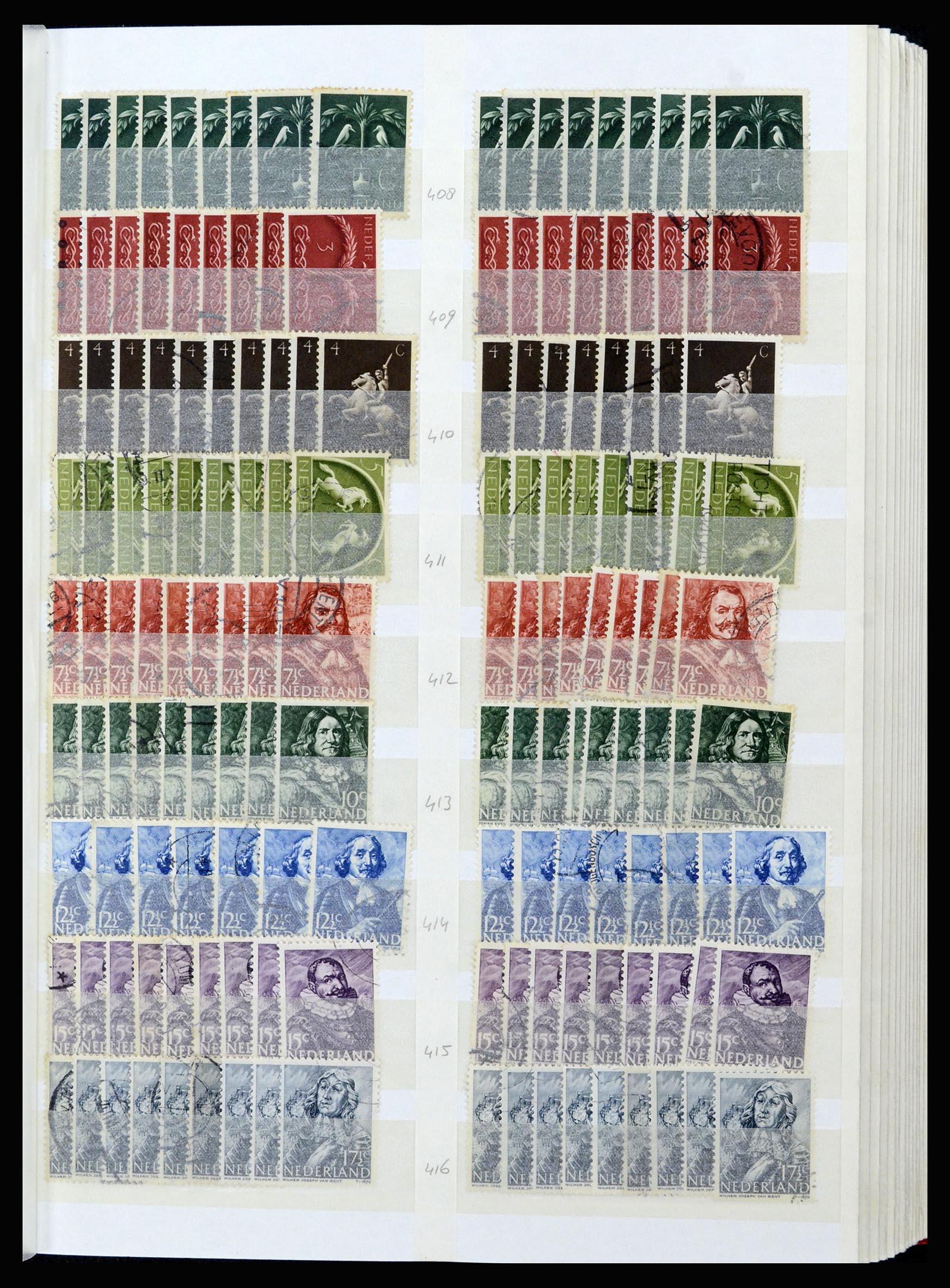 37218 031 - Postzegelverzameling 37218 Nederland 1852-1967.