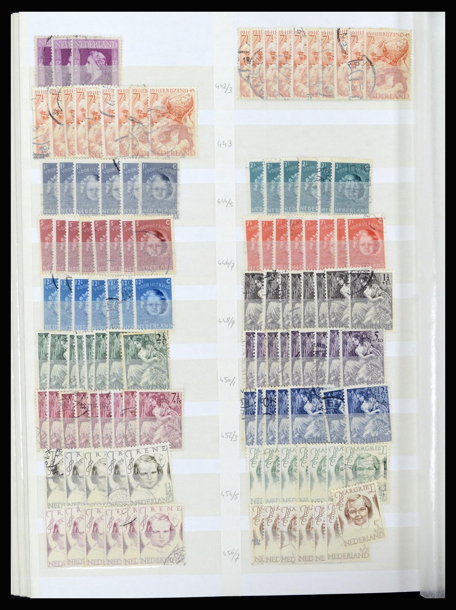 37218 034 - Postzegelverzameling 37218 Nederland 1852-1967.