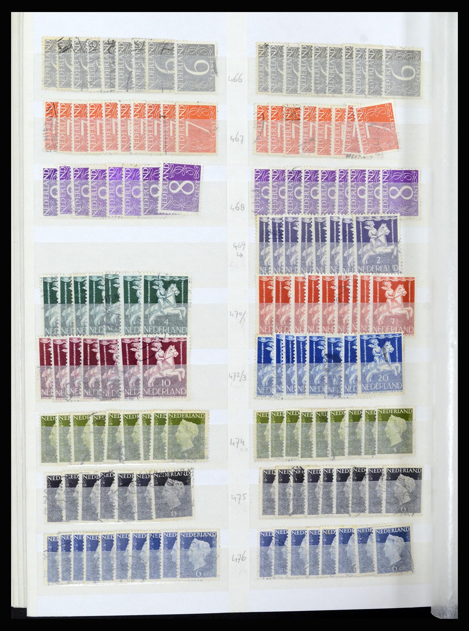 37218 036 - Postzegelverzameling 37218 Nederland 1852-1967.